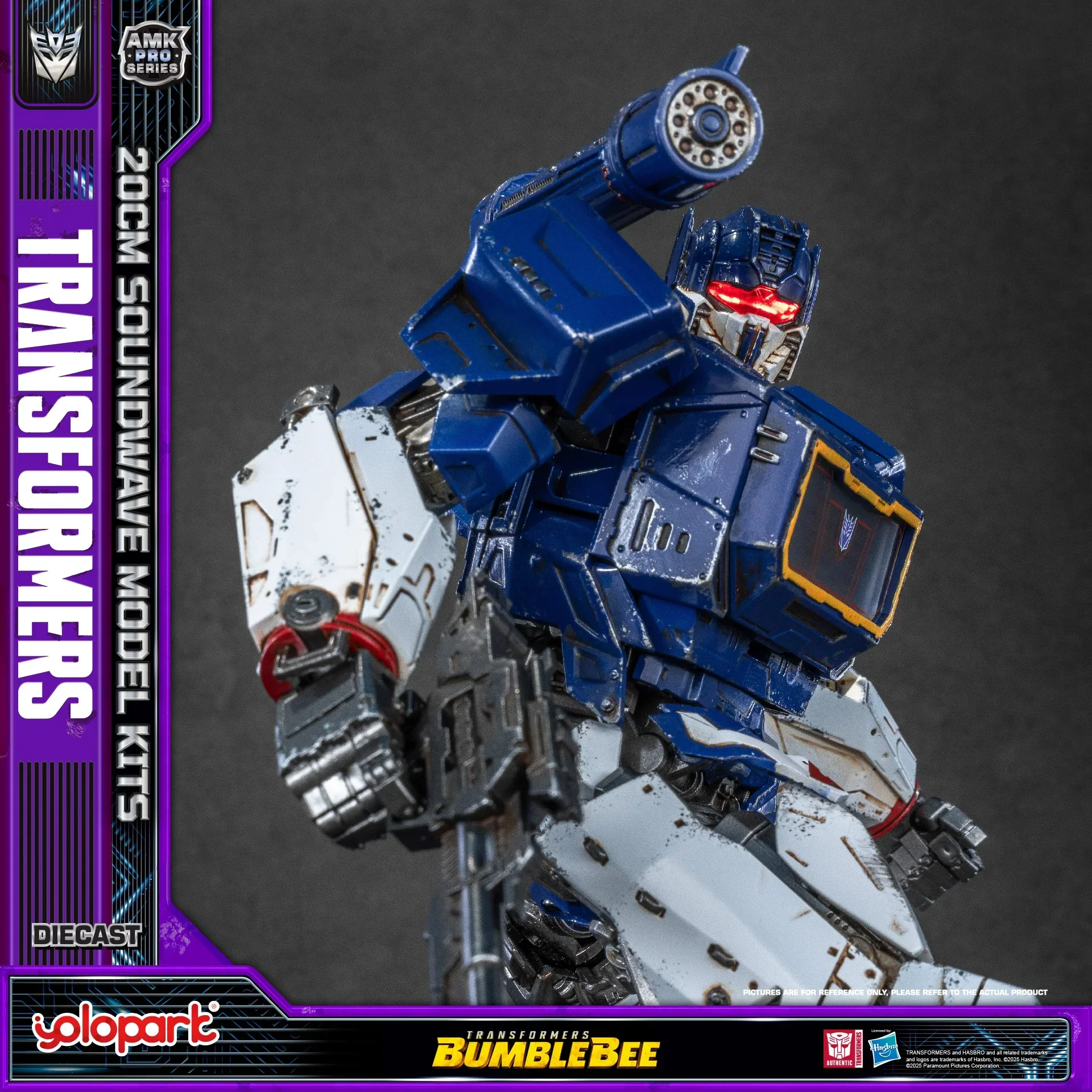 Transformers: Bumblebee - 20cm Soundwave Model Kit - AMK PRO Series - Image 13