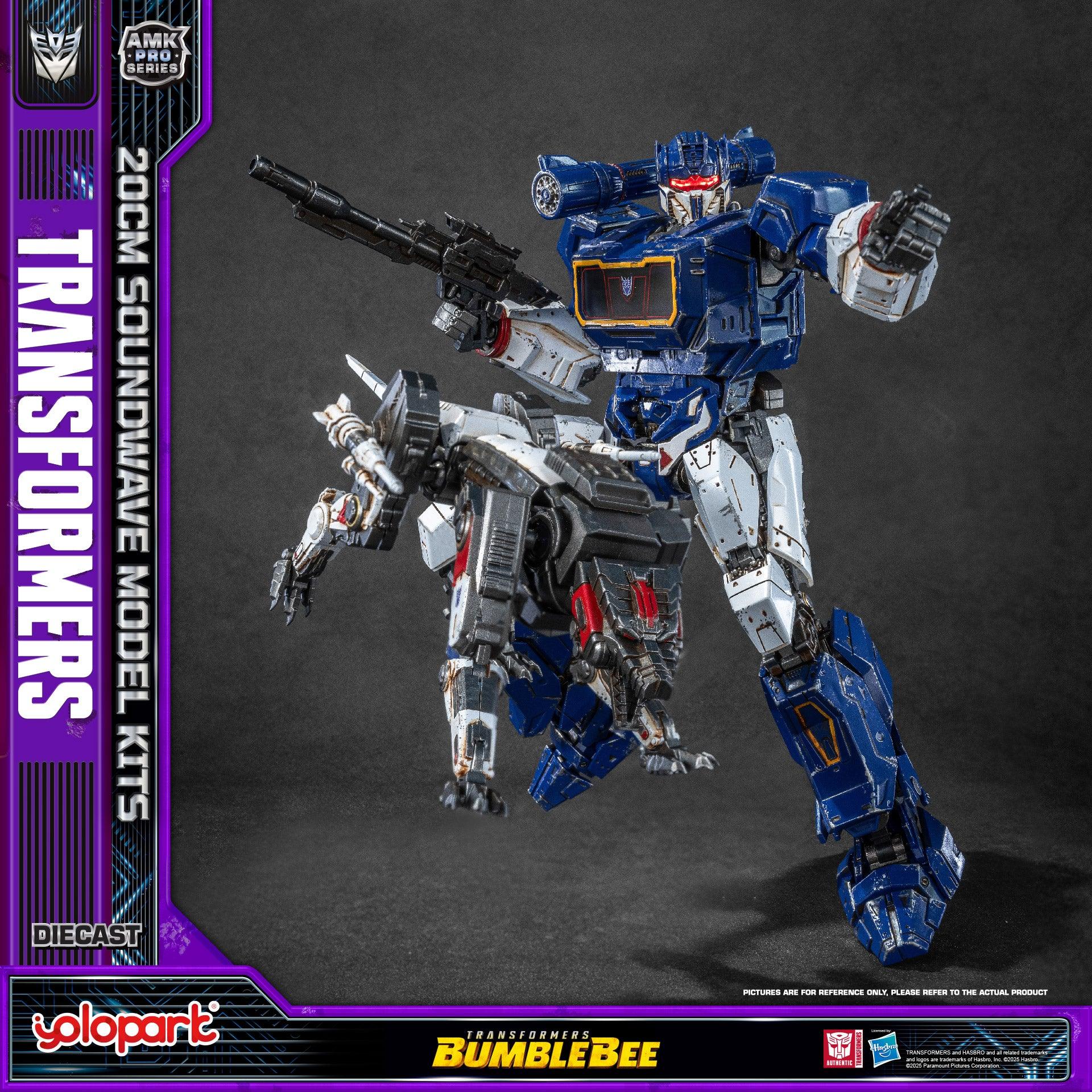 Transformers: Bumblebee - 20cm Soundwave Model Kit - AMK PRO Series - Image 15