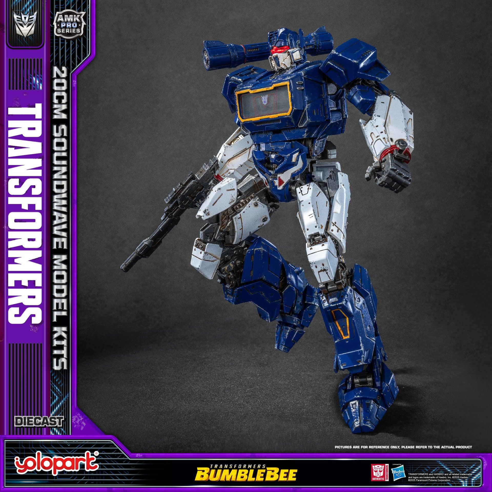 Transformers: Bumblebee - 20cm Soundwave Model Kit - AMK PRO Series - Image 29