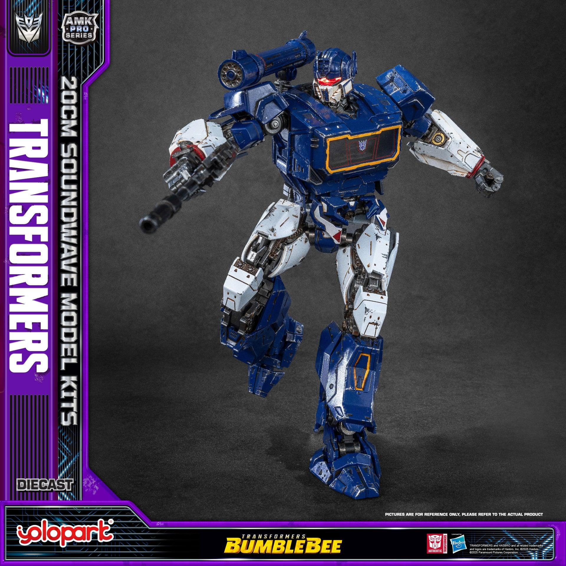 Transformers: Bumblebee - 20cm Soundwave Model Kit - AMK PRO Series - Image 30