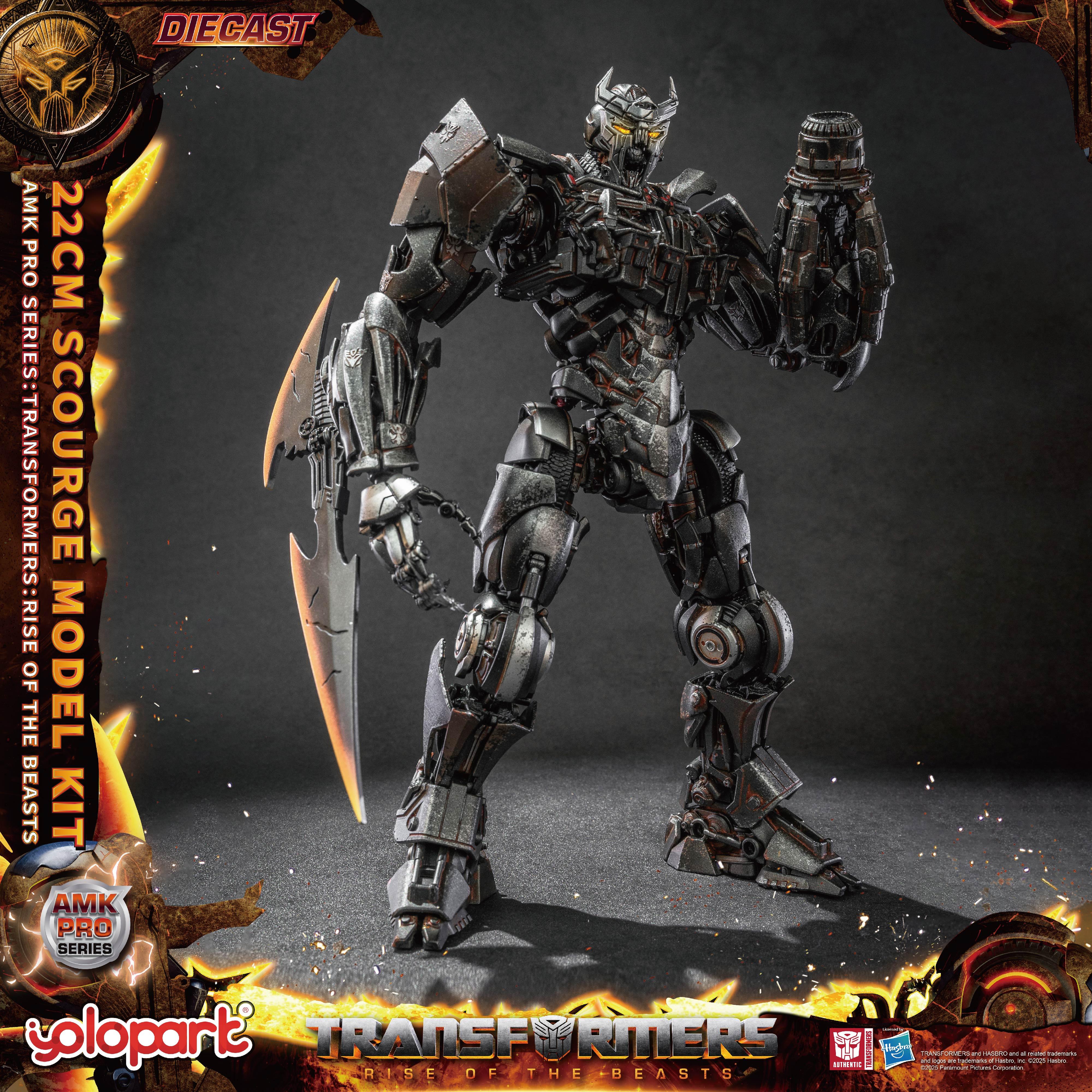 Transformers: Rise of the Beasts - 22cm Scourge Model Kit - AMK PRO Series - Image 15
