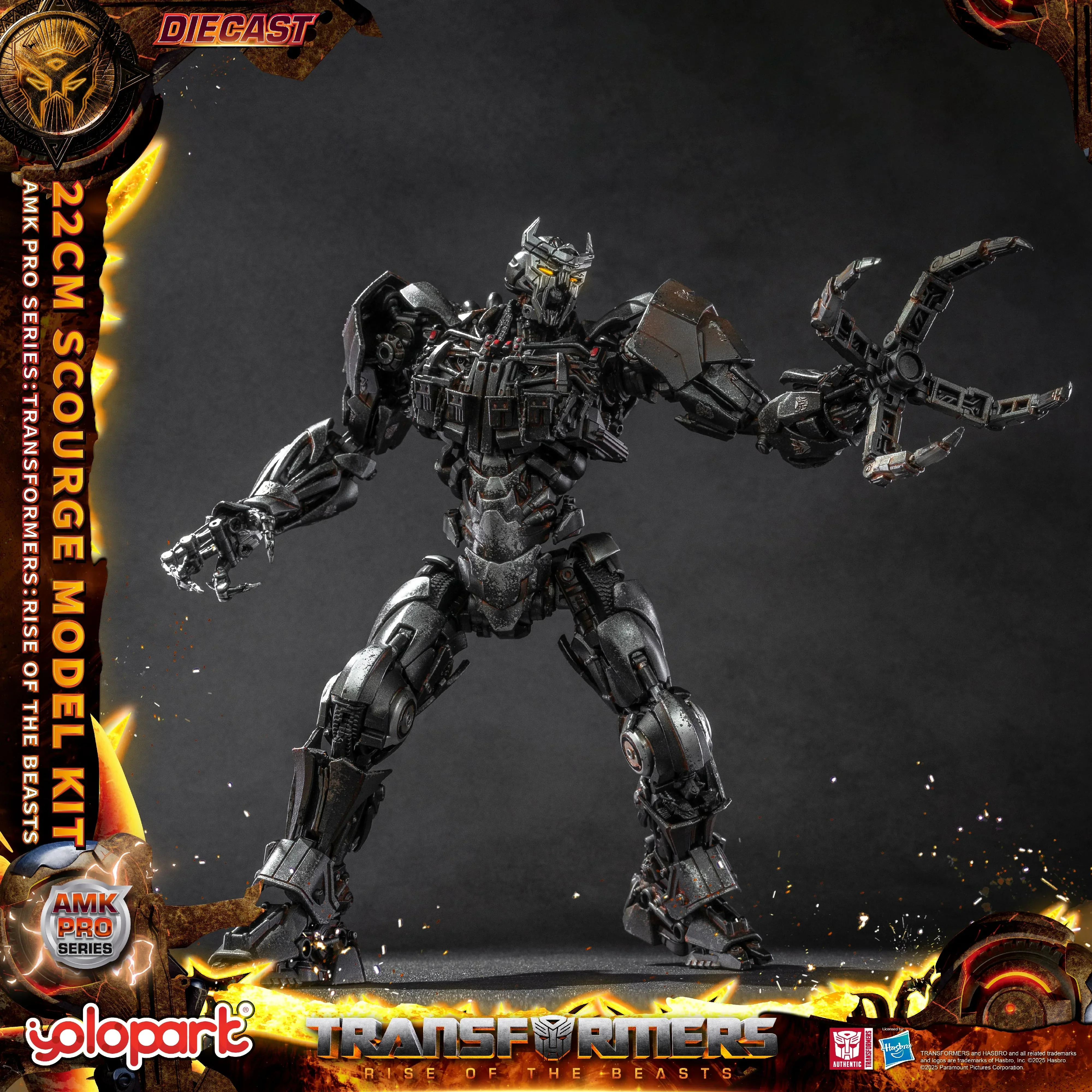 Transformers: Rise of the Beasts - 22cm Scourge Model Kit - AMK PRO Series - Image 21