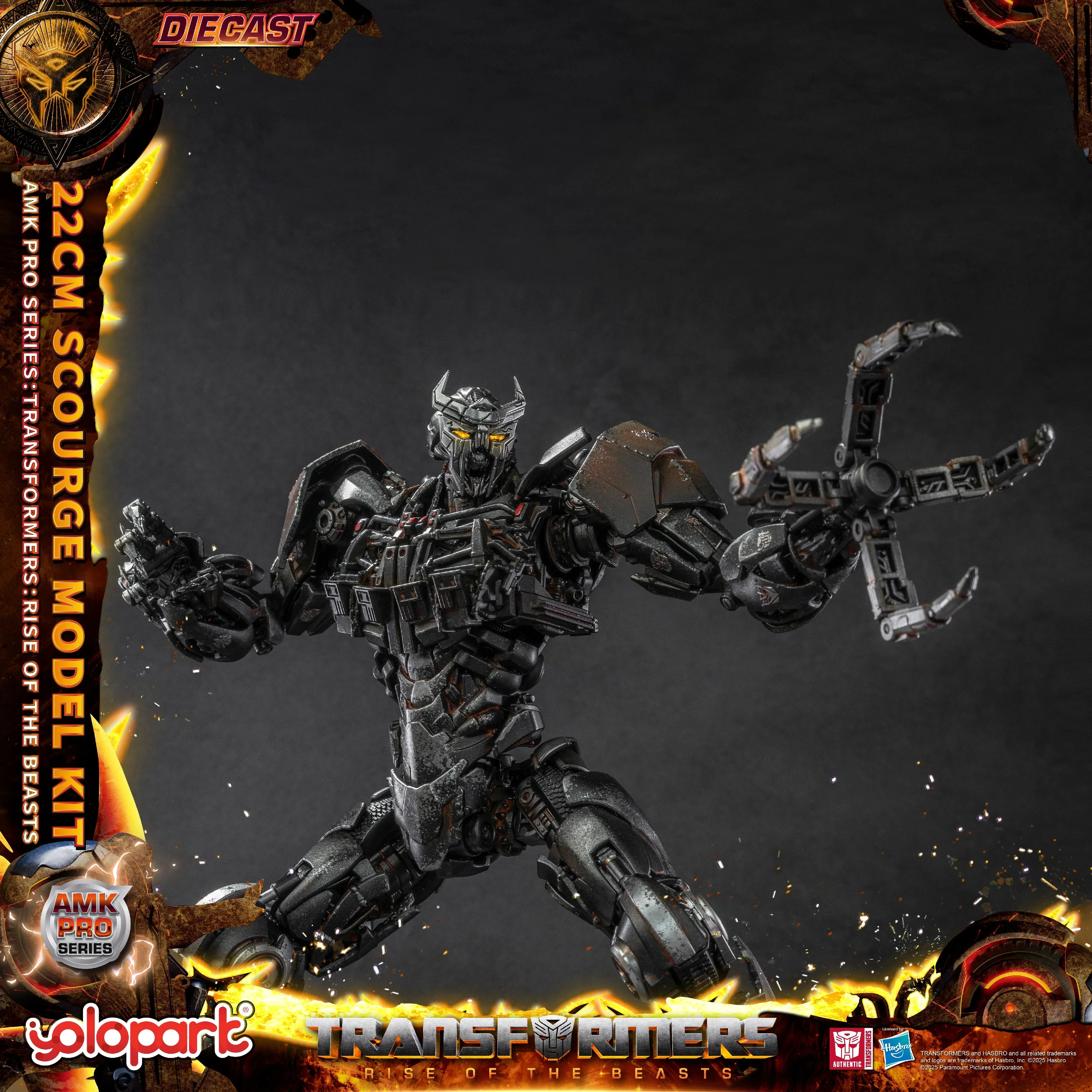 Transformers: Rise of the Beasts - 22cm Scourge Model Kit - AMK PRO Series - Image 23