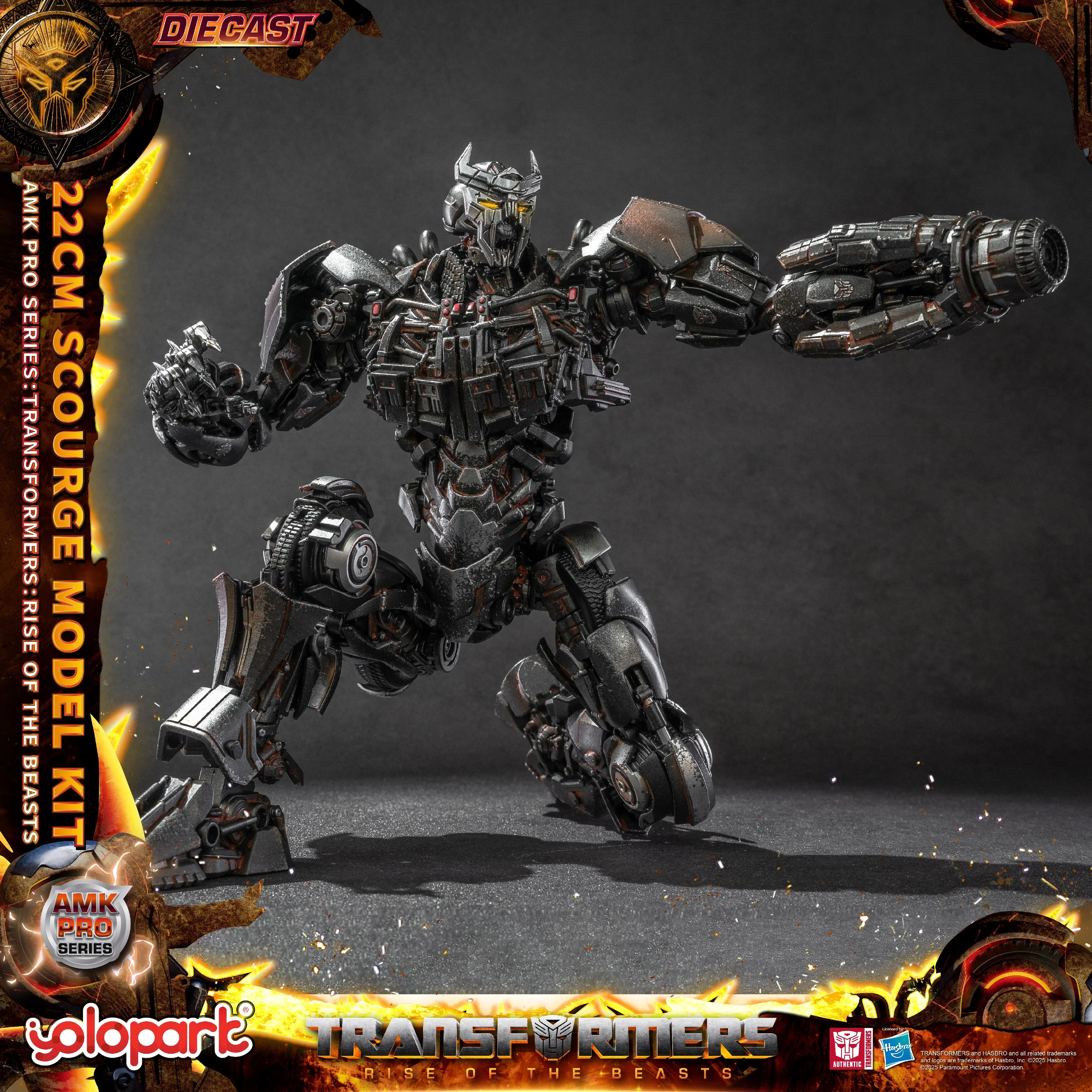 Transformers: Rise of the Beasts - 22cm Scourge Model Kit - AMK PRO Series - Image 26