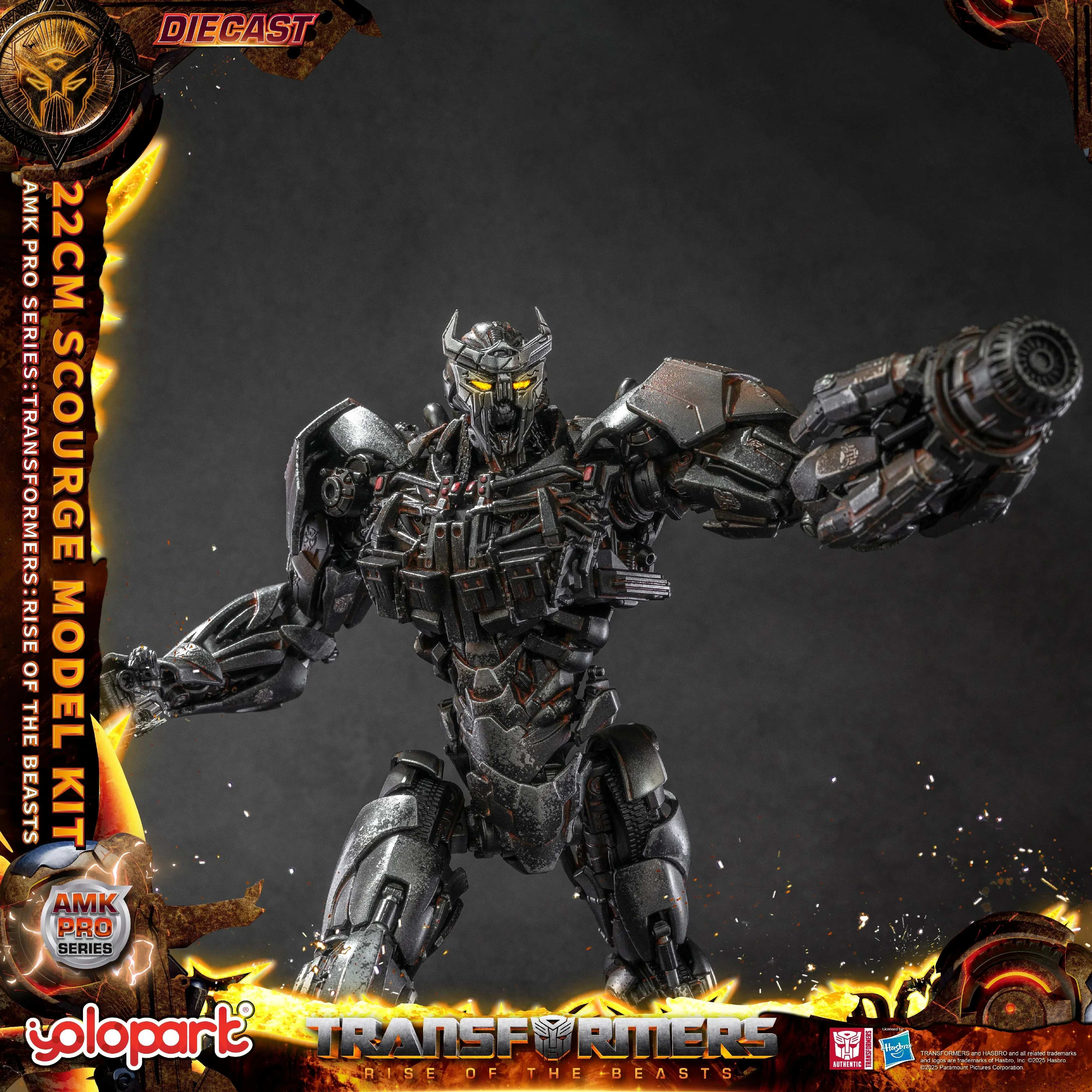 Transformers: Rise of the Beasts - 22cm Scourge Model Kit - AMK PRO Series - Image 29