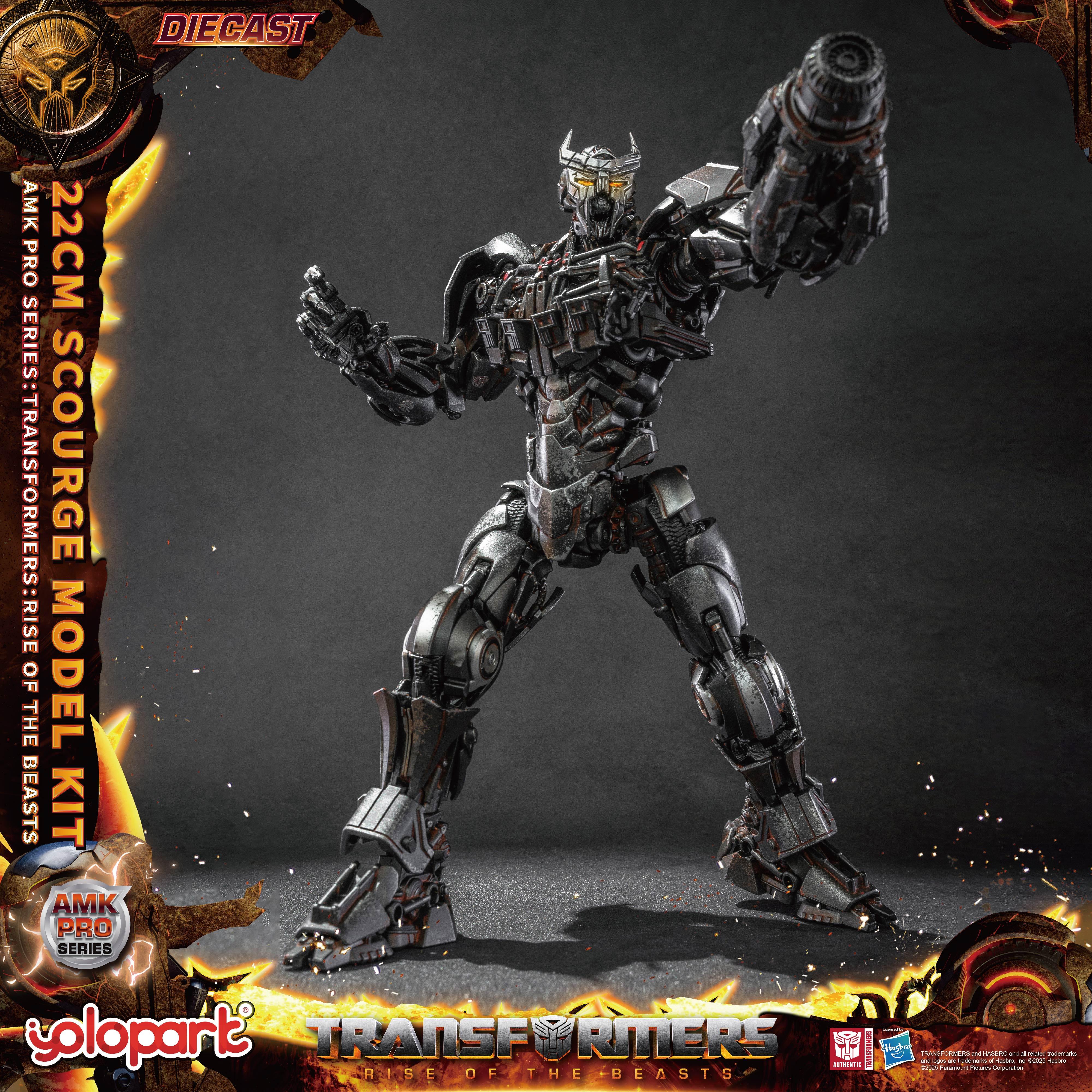Transformers: Rise of the Beasts - 22cm Scourge Model Kit - AMK PRO Series - Image 30