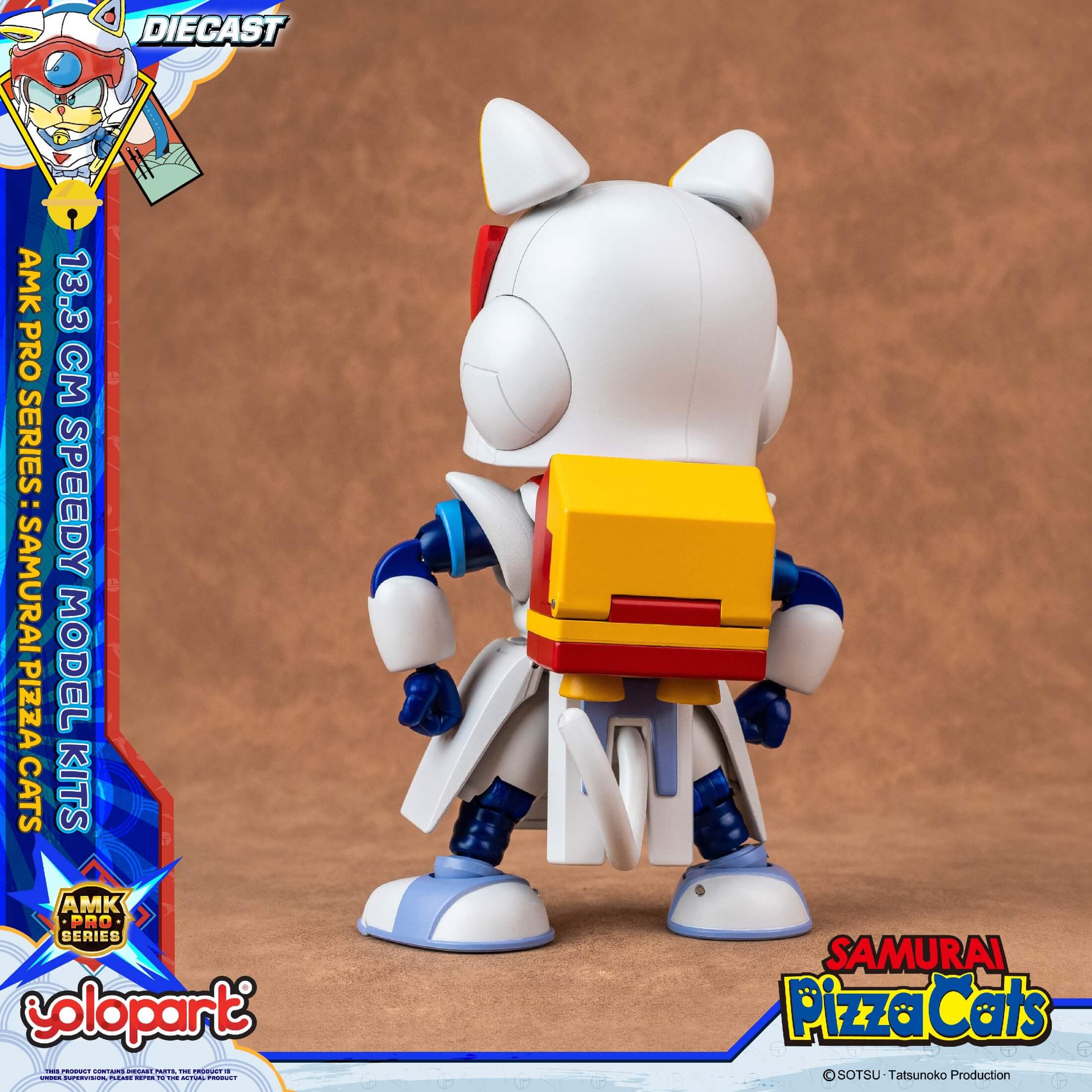 Samurai Pizza Cats - 13.3 cm Speedy Model Kit - AMK PRO Series - Image 28
