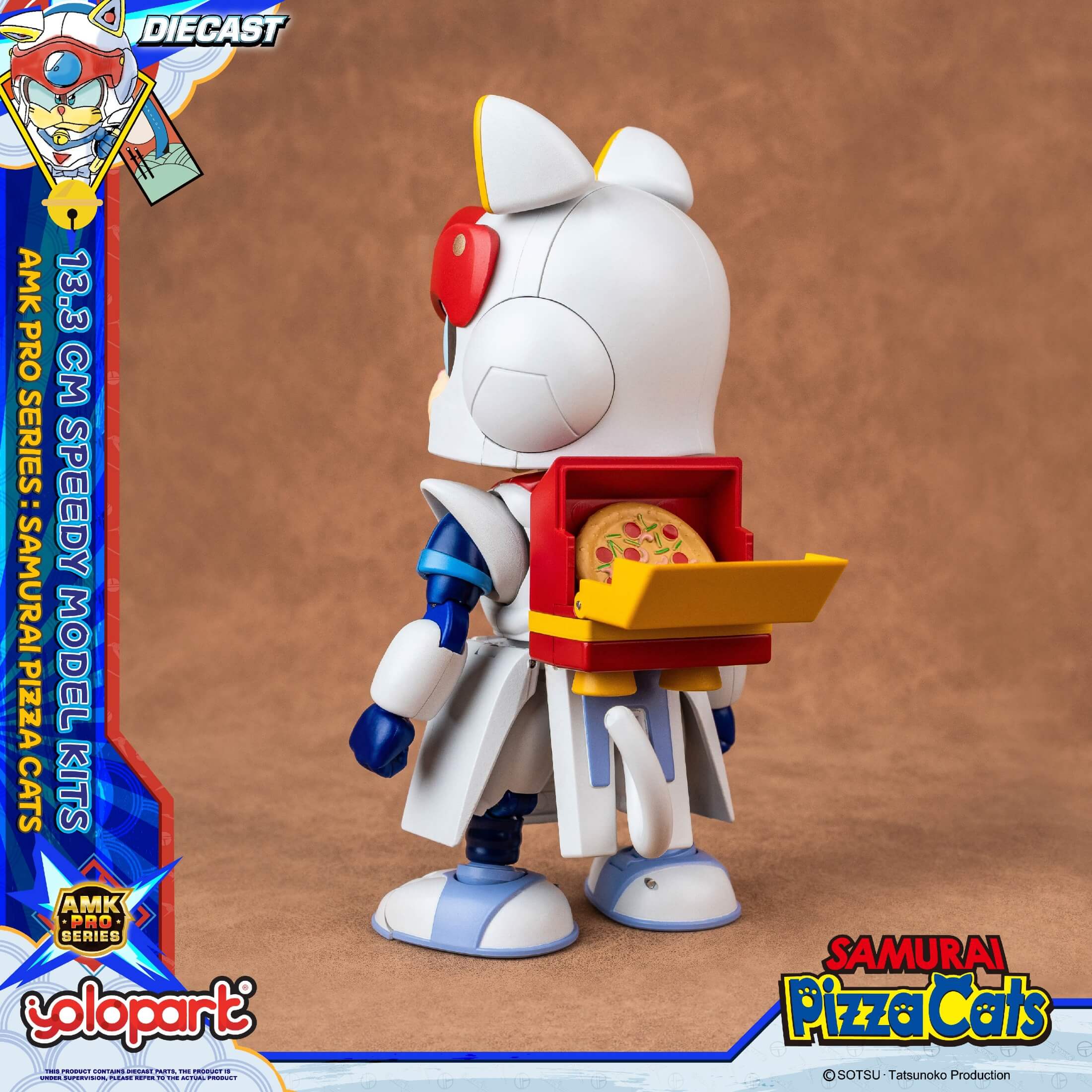 Samurai Pizza Cats - 13.3 cm Speedy Model Kit - AMK PRO Series - Image 30