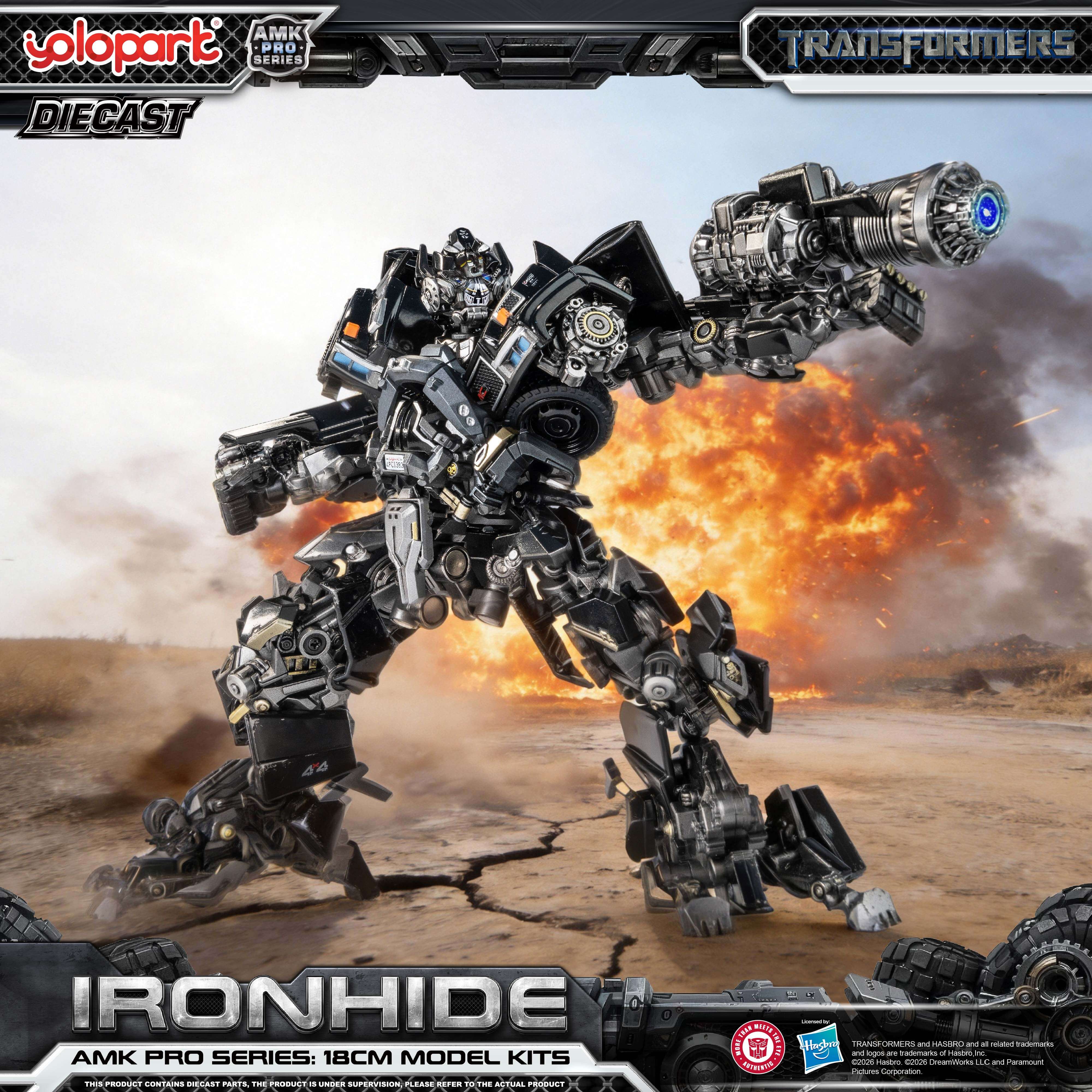 Transformers - 18cm Ironhide Model Kit - AMK PRO Series - Image 10