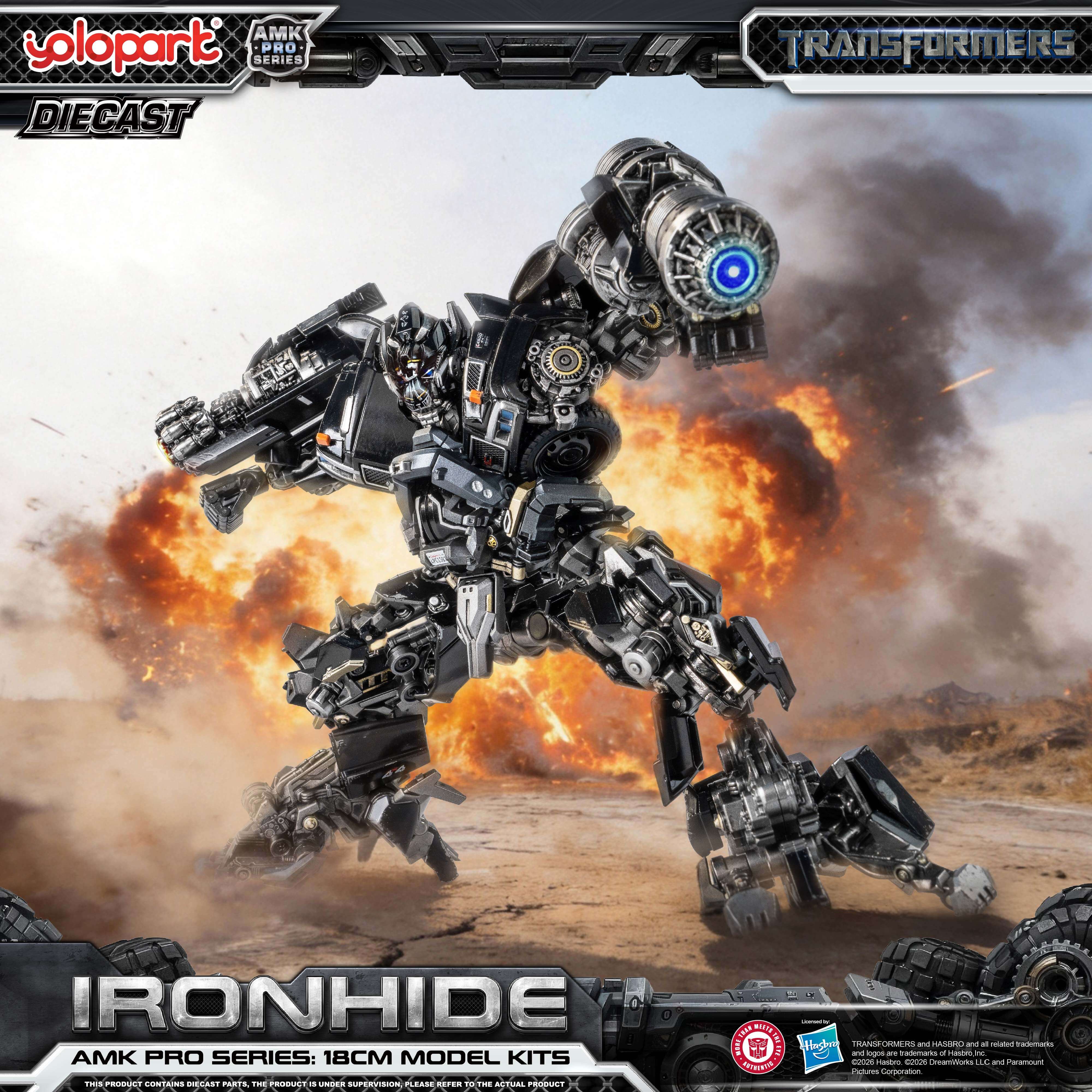 Transformers - 18cm Ironhide Model Kit - AMK PRO Series - Image 11