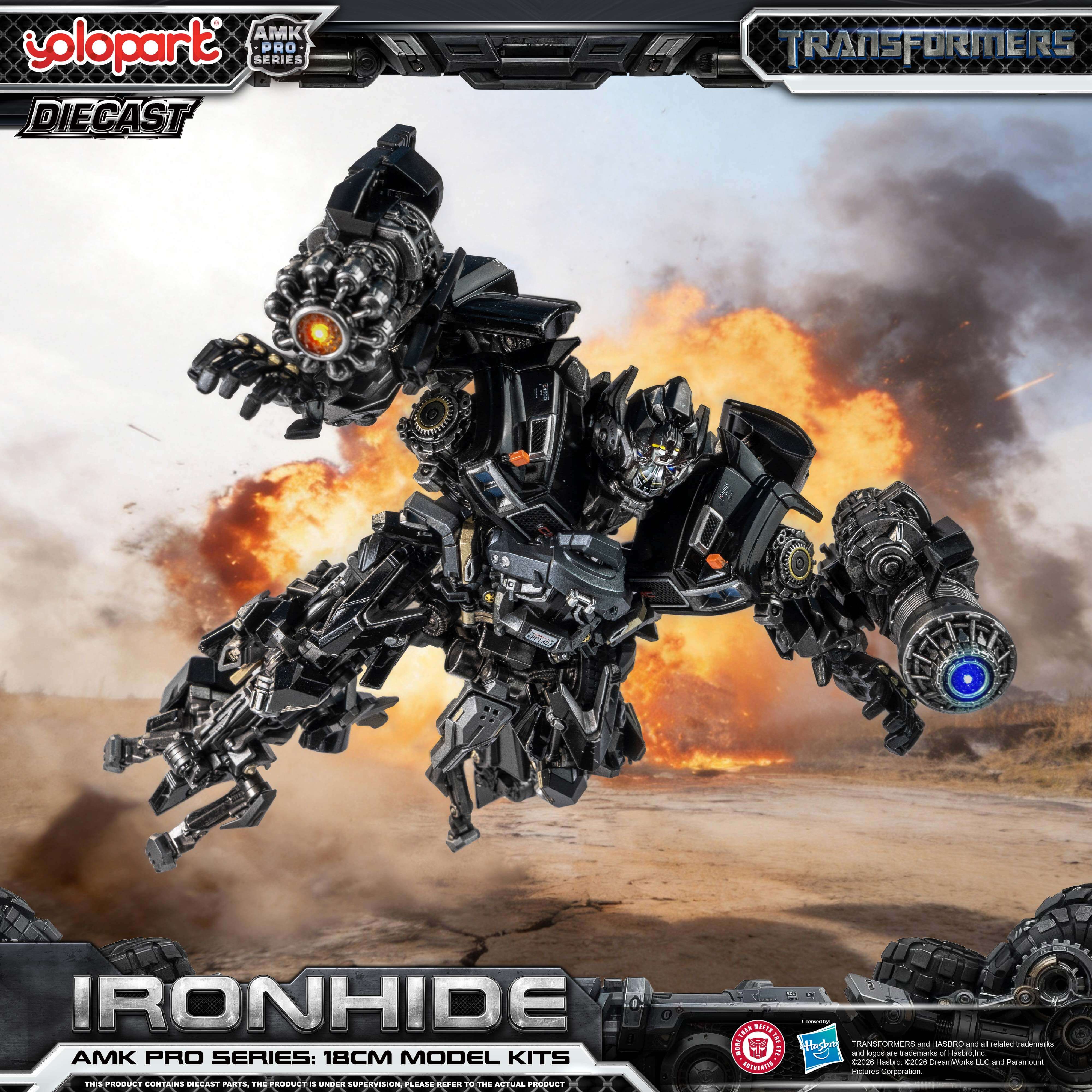 Transformers - 18cm Ironhide Model Kit - AMK PRO Series - Image 12