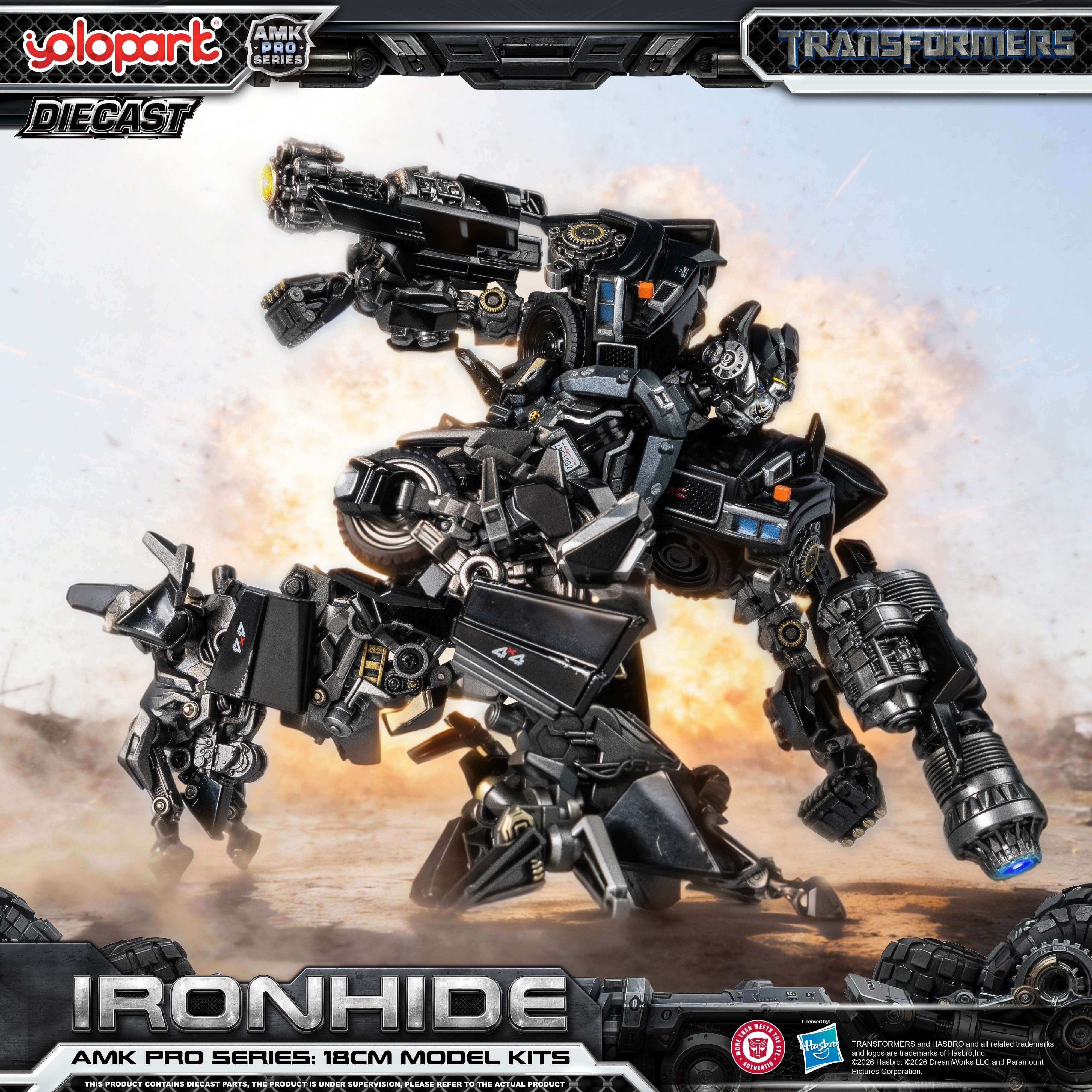 Transformers - 18cm Ironhide Model Kit - AMK PRO Series - Image 14