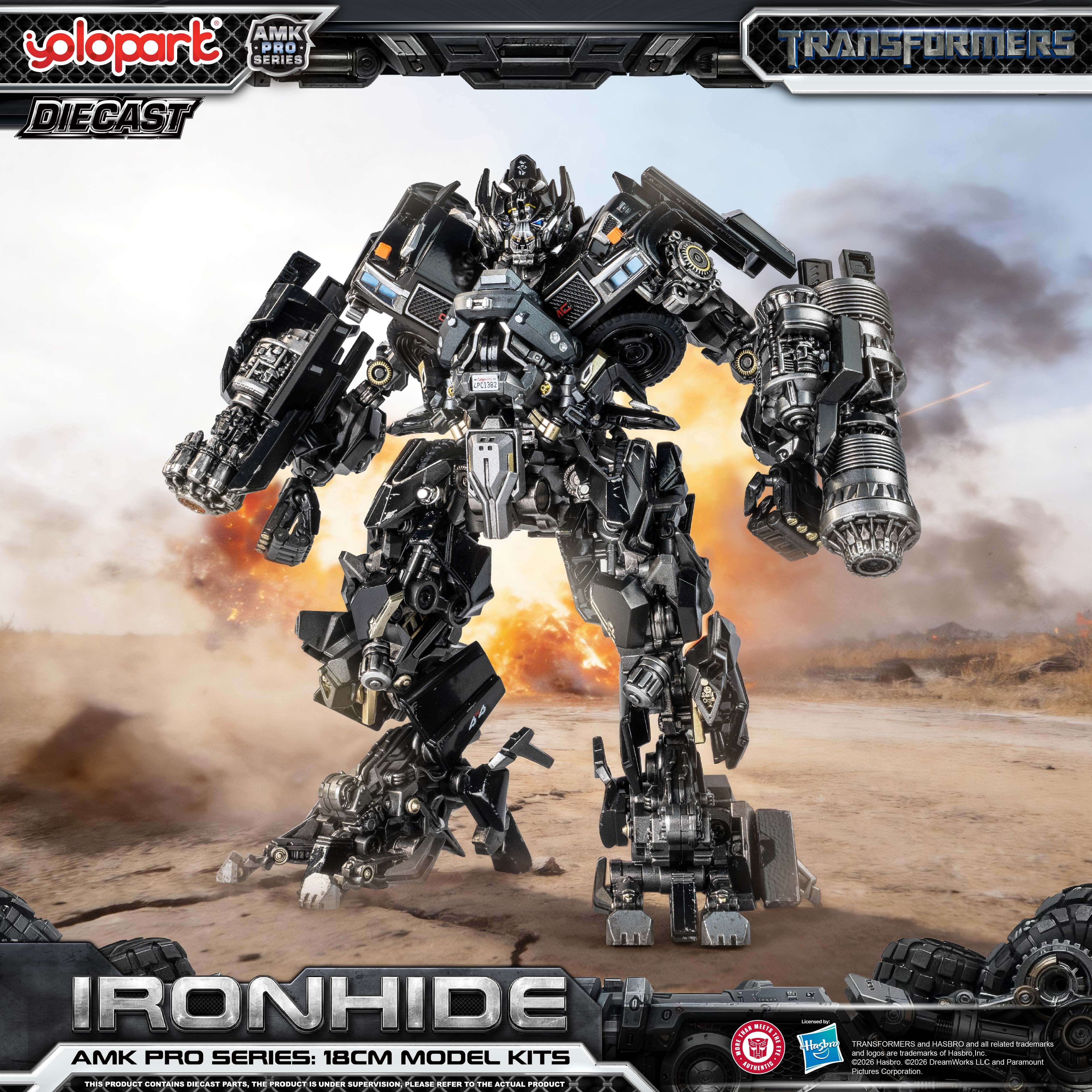 Transformers - 18cm Ironhide Model Kit - AMK PRO Series - Image 15