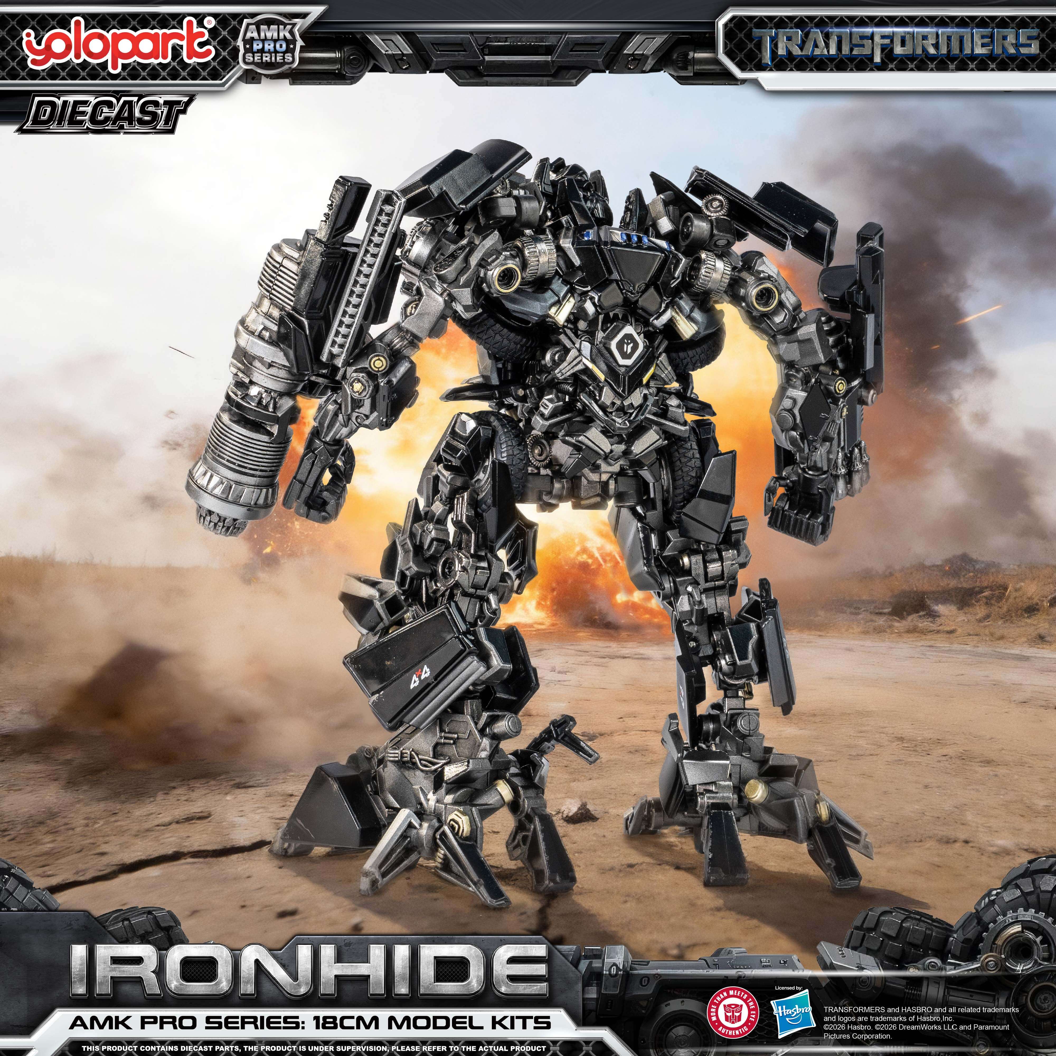 Transformers - 18cm Ironhide Model Kit - AMK PRO Series - Image 16