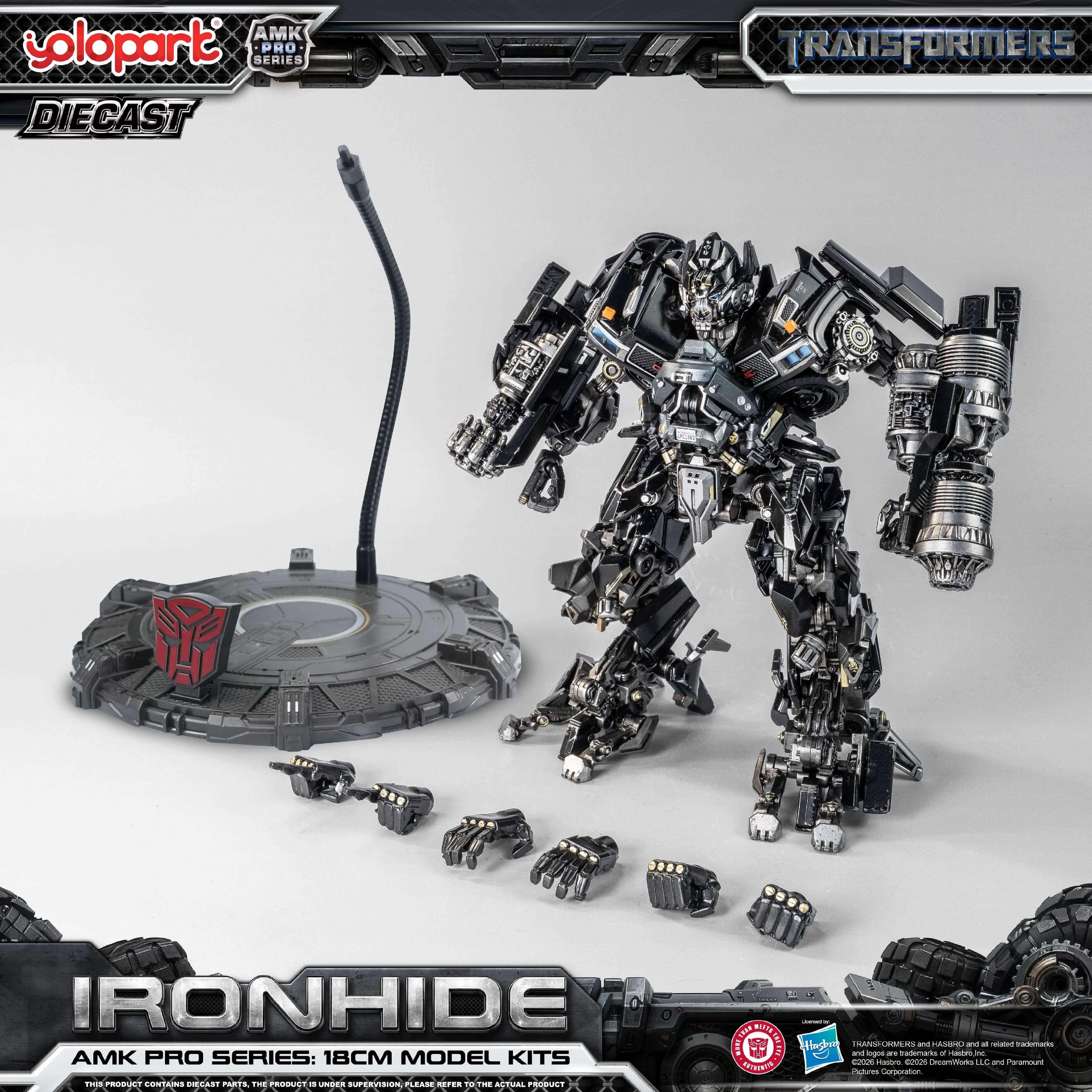 Transformers - 18cm Ironhide Model Kit - AMK PRO Series - Image 5