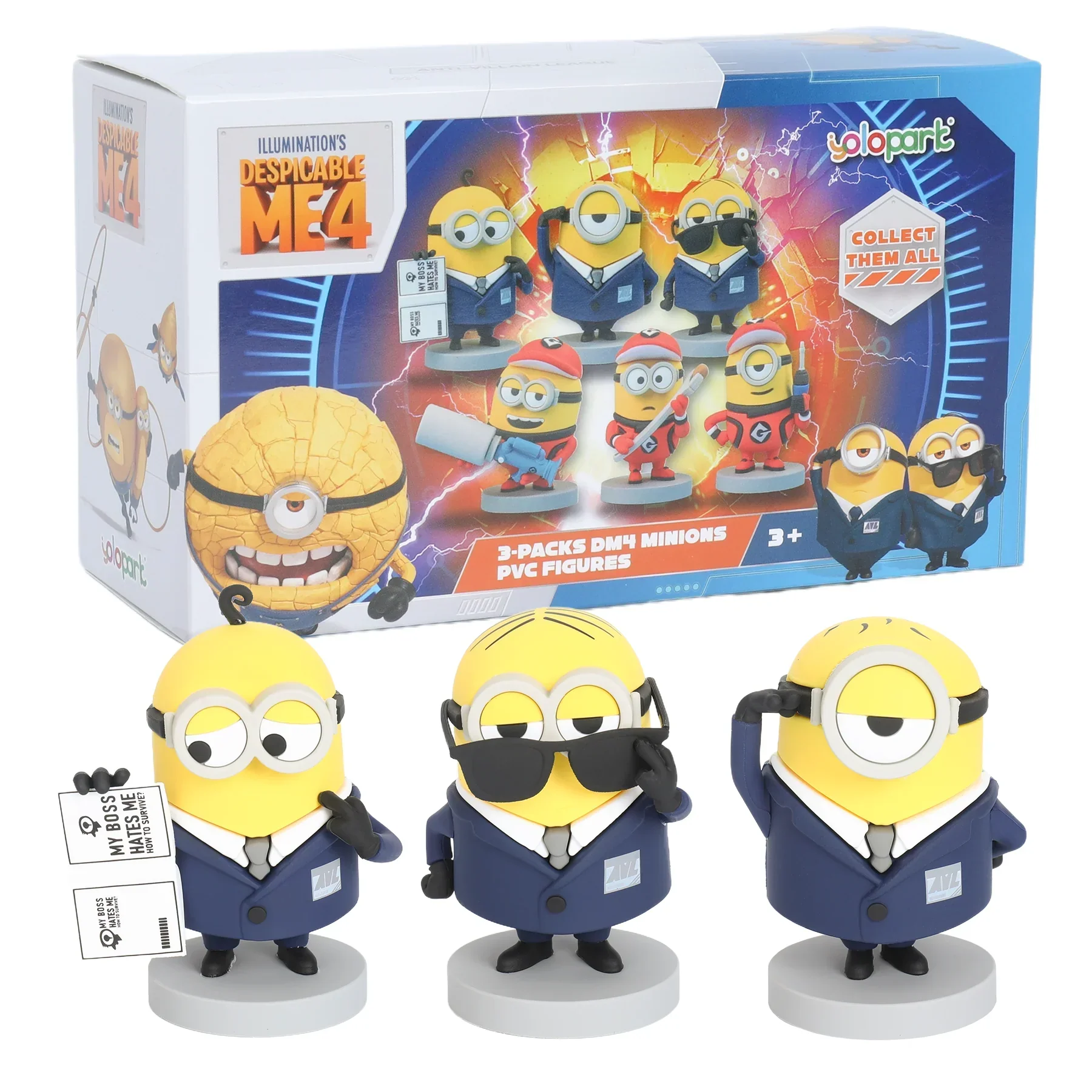 Despicable Me 4 Minions Toys -  Secret Agents / Pit Crew Series - Image 24