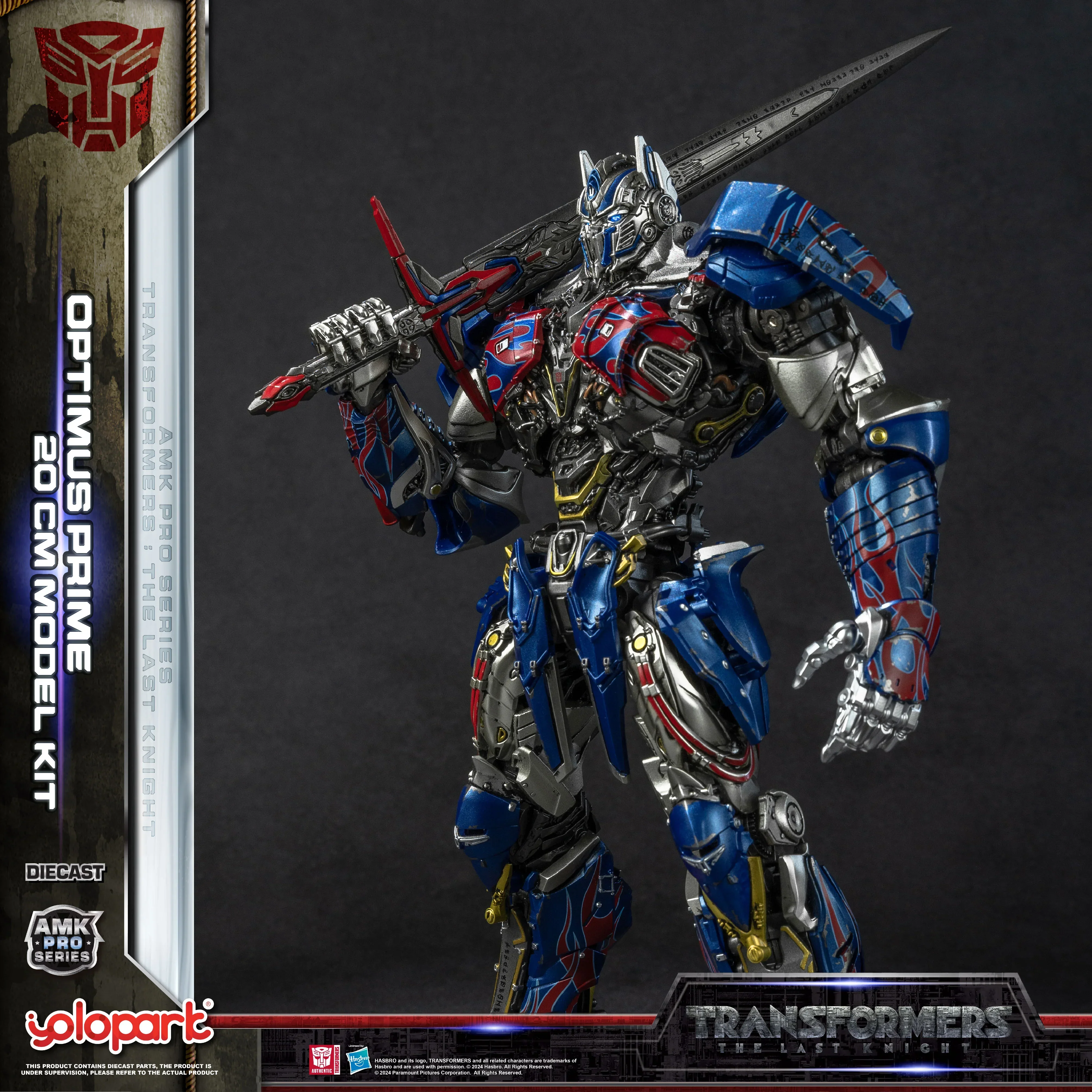 Transformers: The Last Knight - 20cm Optimus Prime Model Kit - AMK PRO Series - Image 13
