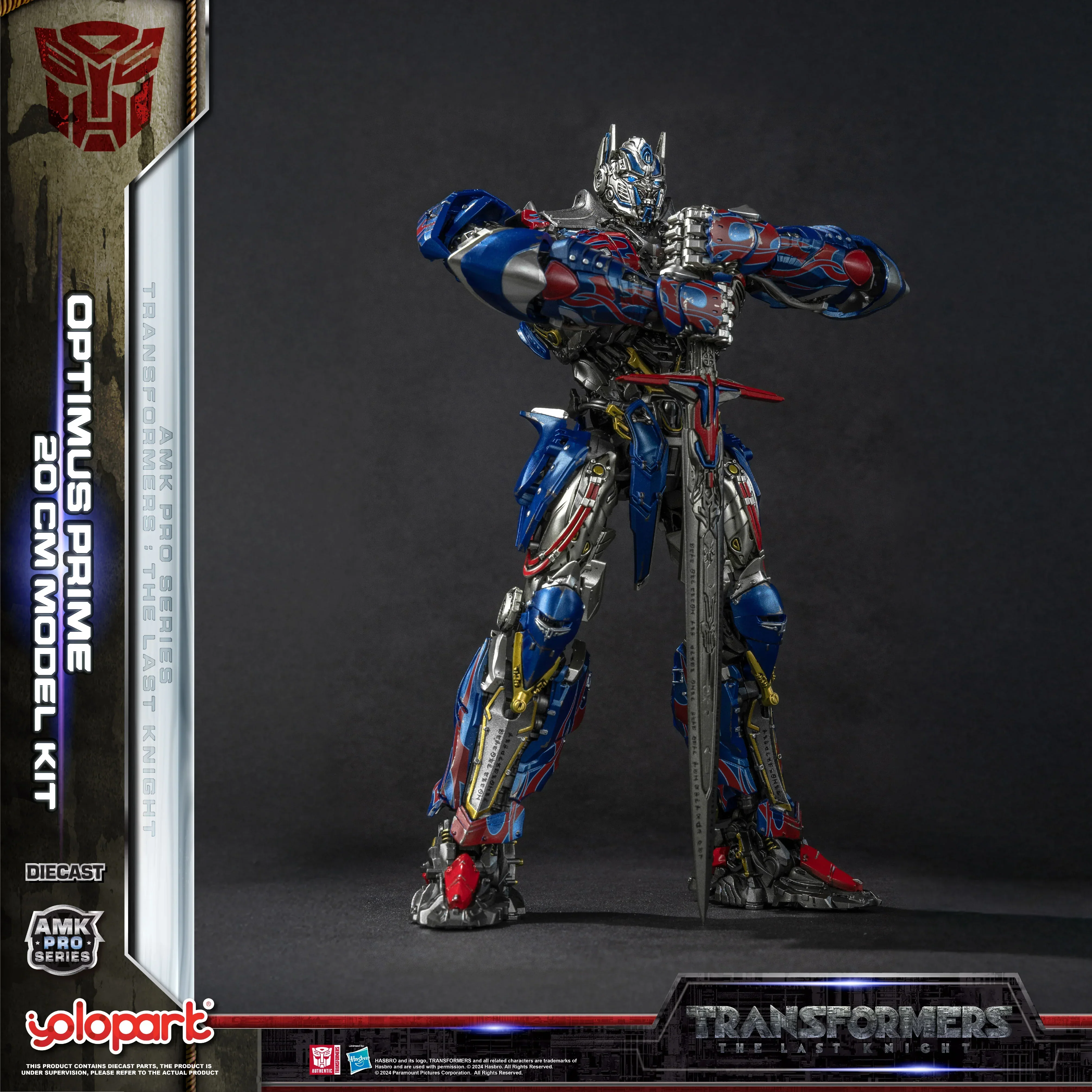 Transformers: The Last Knight - 20cm Optimus Prime Model Kit - AMK PRO Series - Image 36