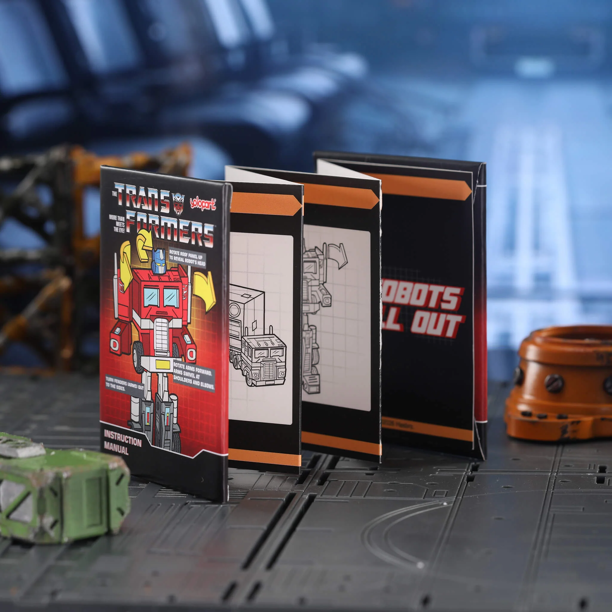 Transformers G1 Character Folding Book Fridge Magnet - Image 4