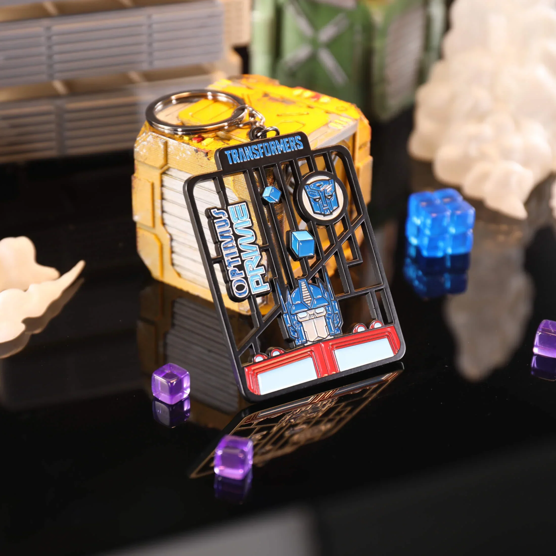 Transformers G1 Optimus Prime and Megatron Metal Keychain - Image 5