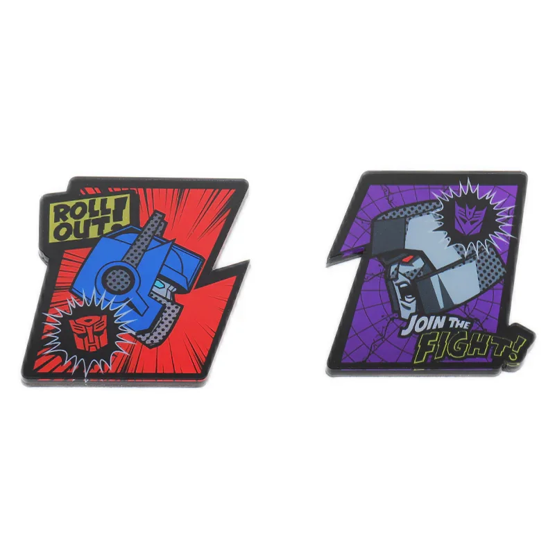 Transformers G1 Optimus Prime & Megatron Acrylic Magnets Set (2pcs) - Image 2