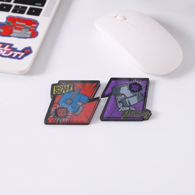 Transformers G1 Optimus Prime & Megatron Acrylic Magnets Set (2pcs) - Image 6