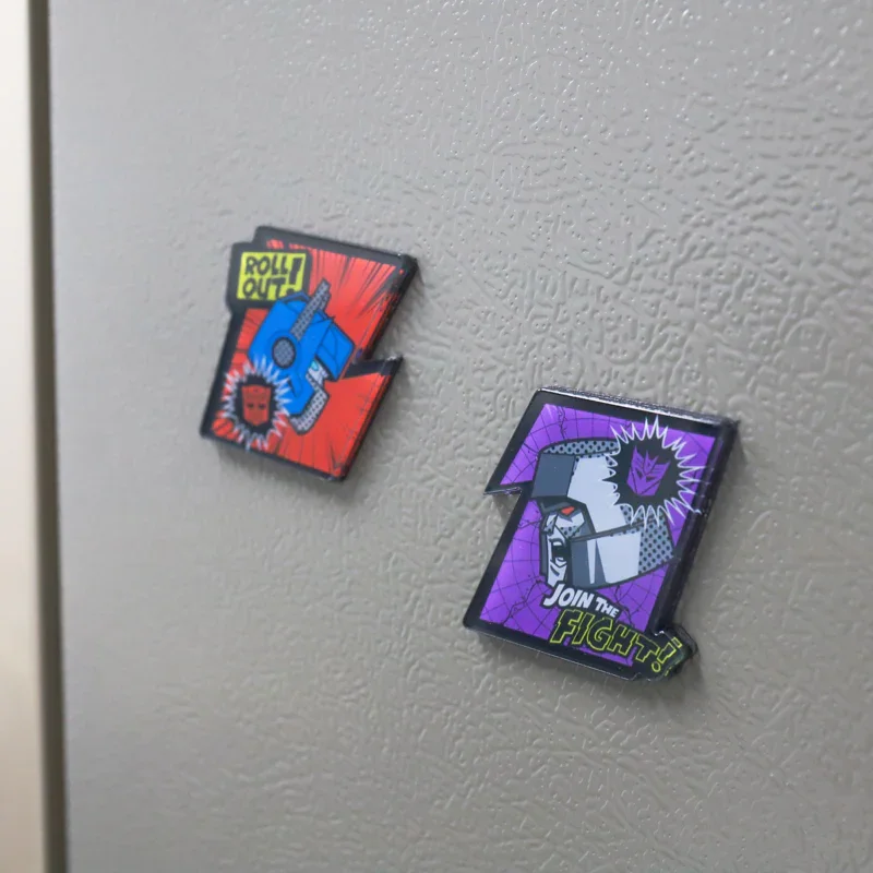 Transformers G1 Optimus Prime & Megatron Acrylic Magnets Set (2pcs) - Image 8