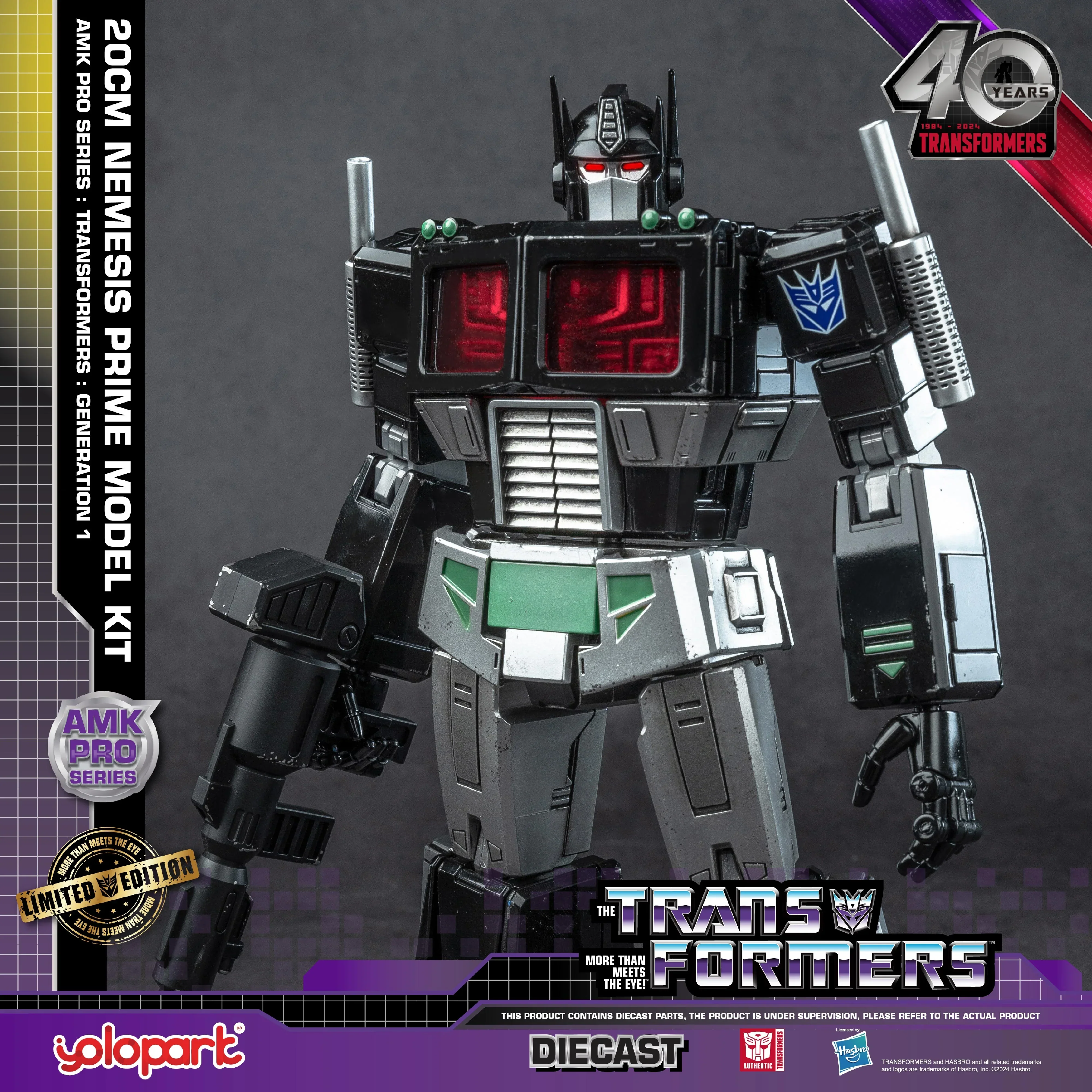 Transformers: Generation 1 - 20cm Nemesis Prime Model Kit - AMK PRO Series - Image 10