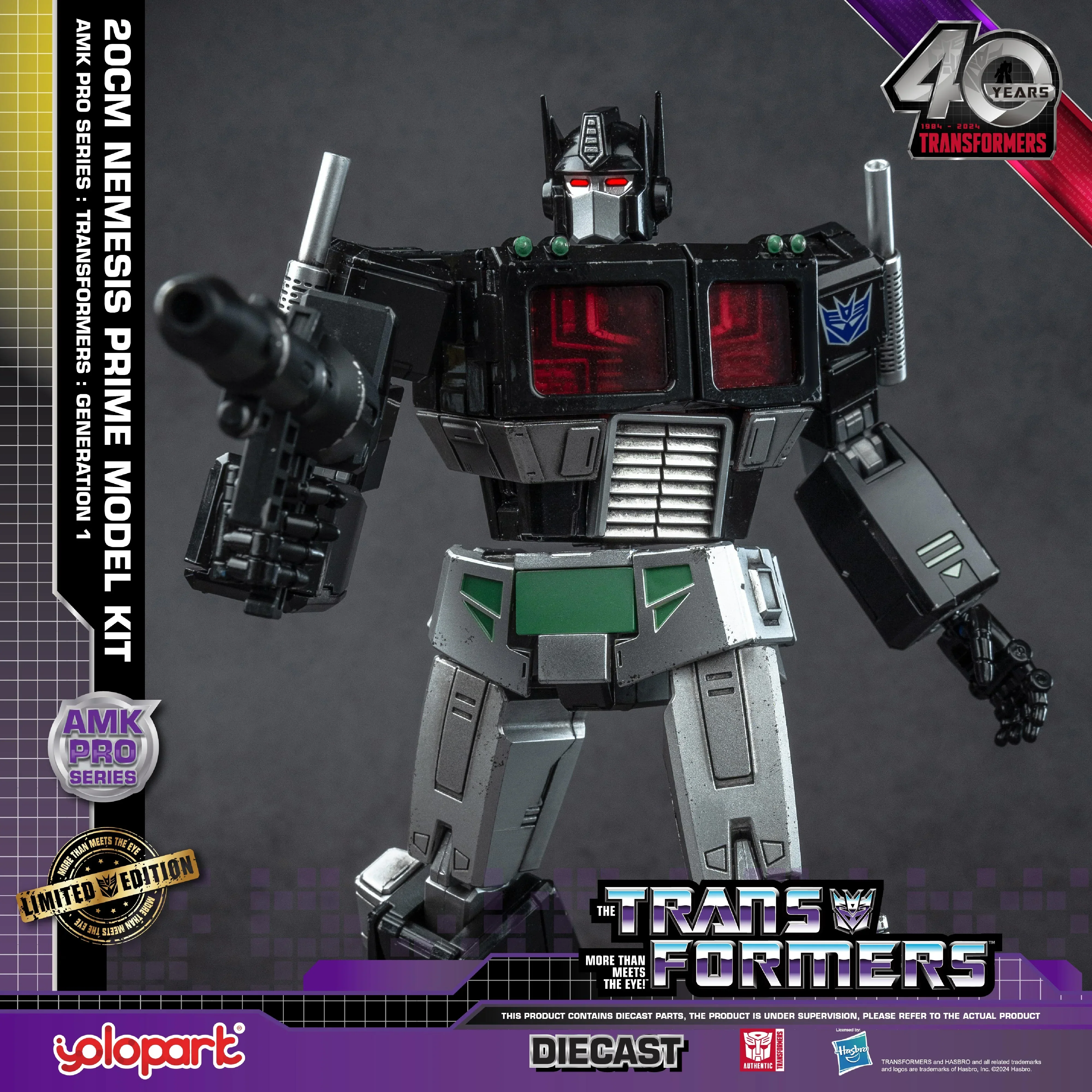 Transformers: Generation 1 - 20cm Nemesis Prime Model Kit - AMK PRO Series - Image 11