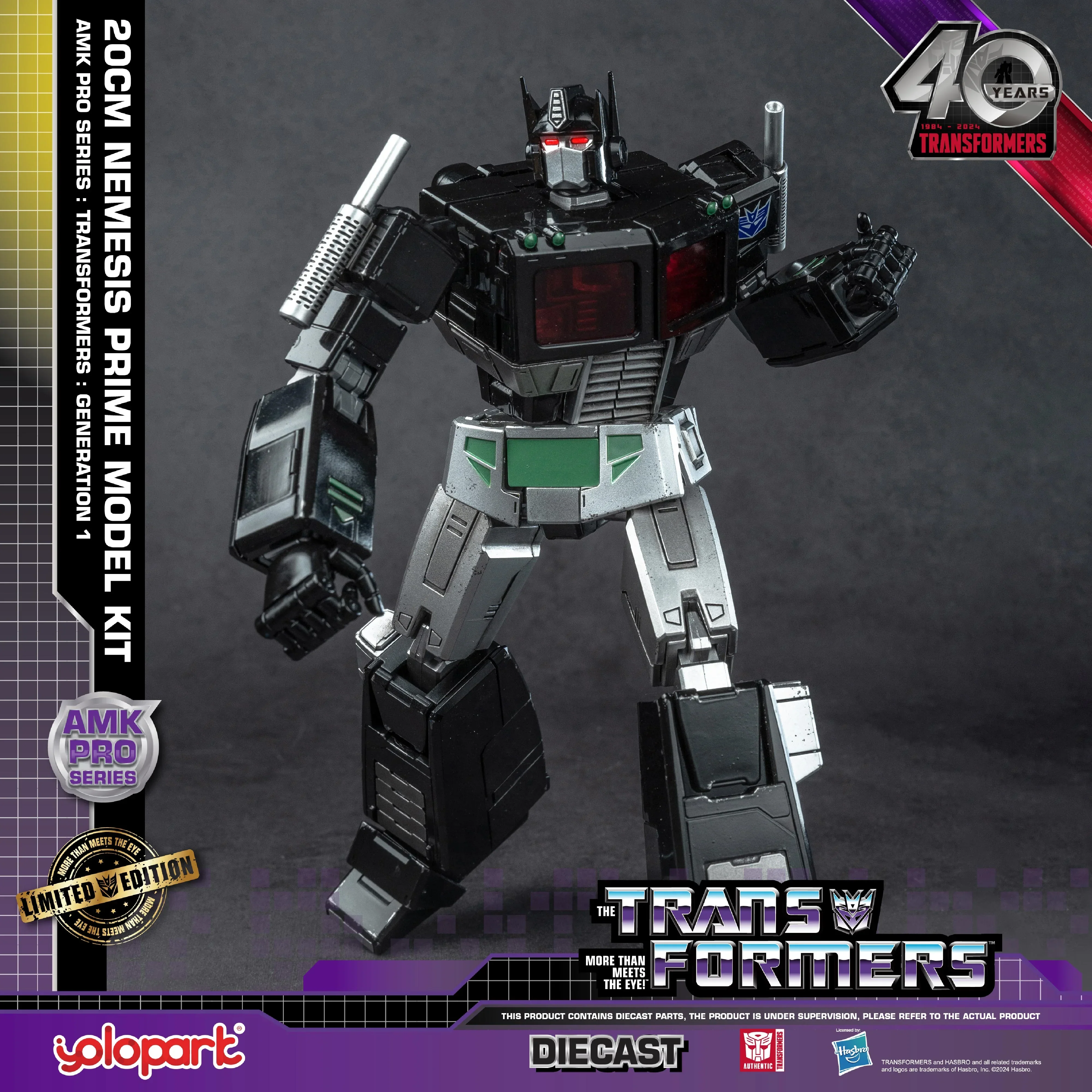 Transformers: Generation 1 - 20cm Nemesis Prime Model Kit - AMK PRO Series - Image 17