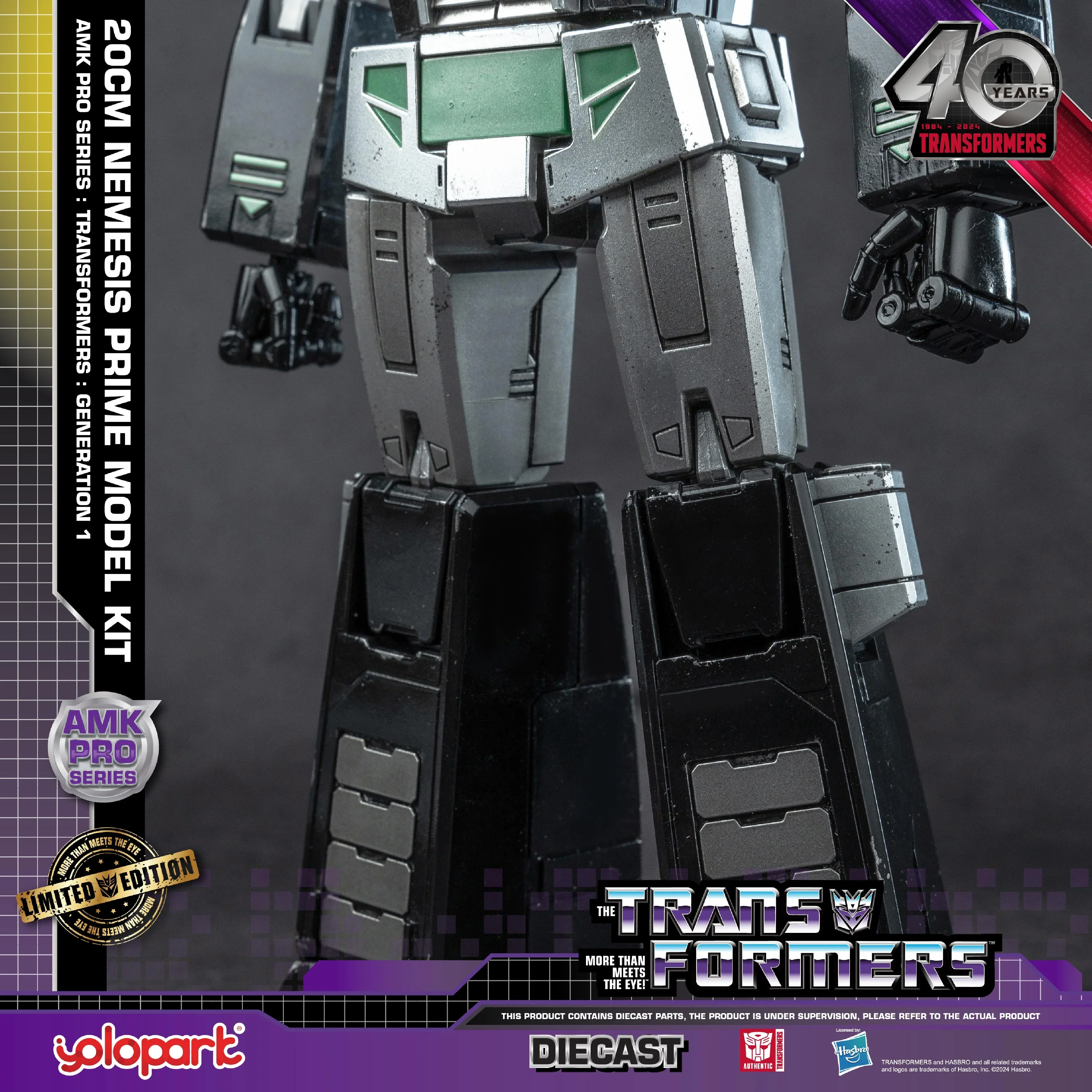 Transformers: Generation 1 - 20cm Nemesis Prime Model Kit - AMK PRO Series - Image 20