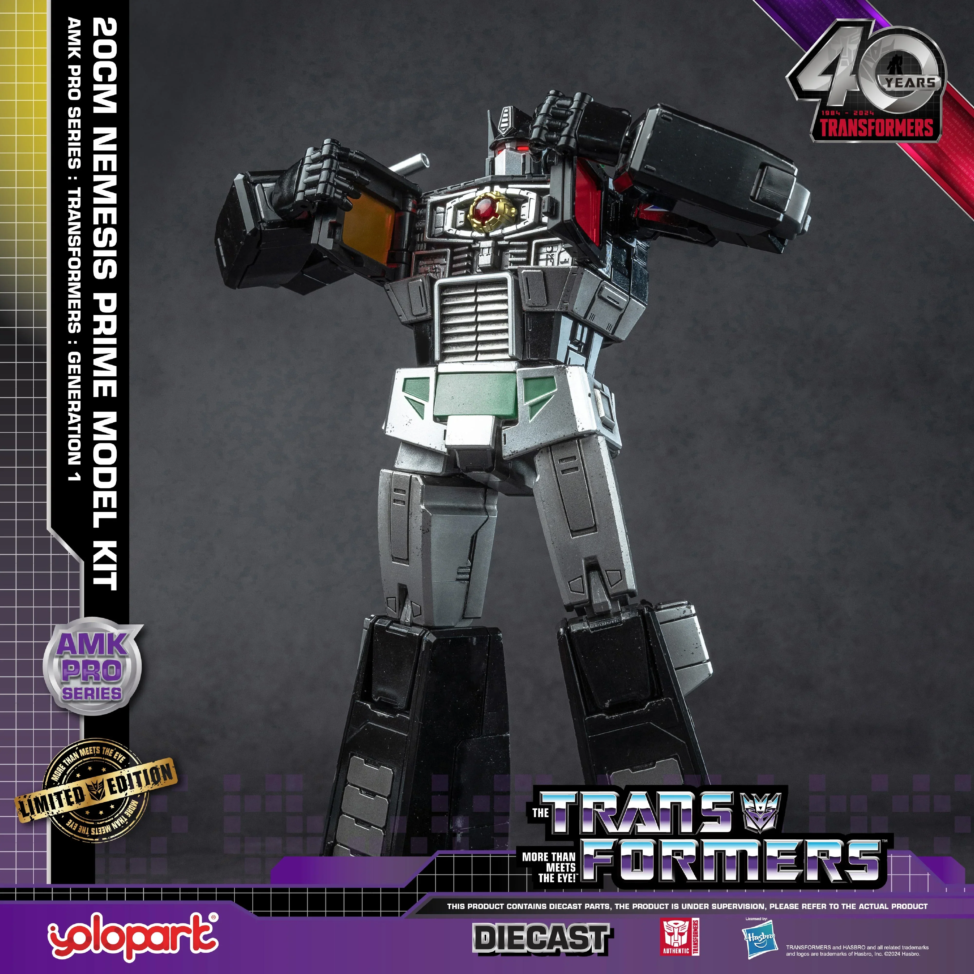 Transformers: Generation 1 - 20cm Nemesis Prime Model Kit - AMK PRO Series - Image 5