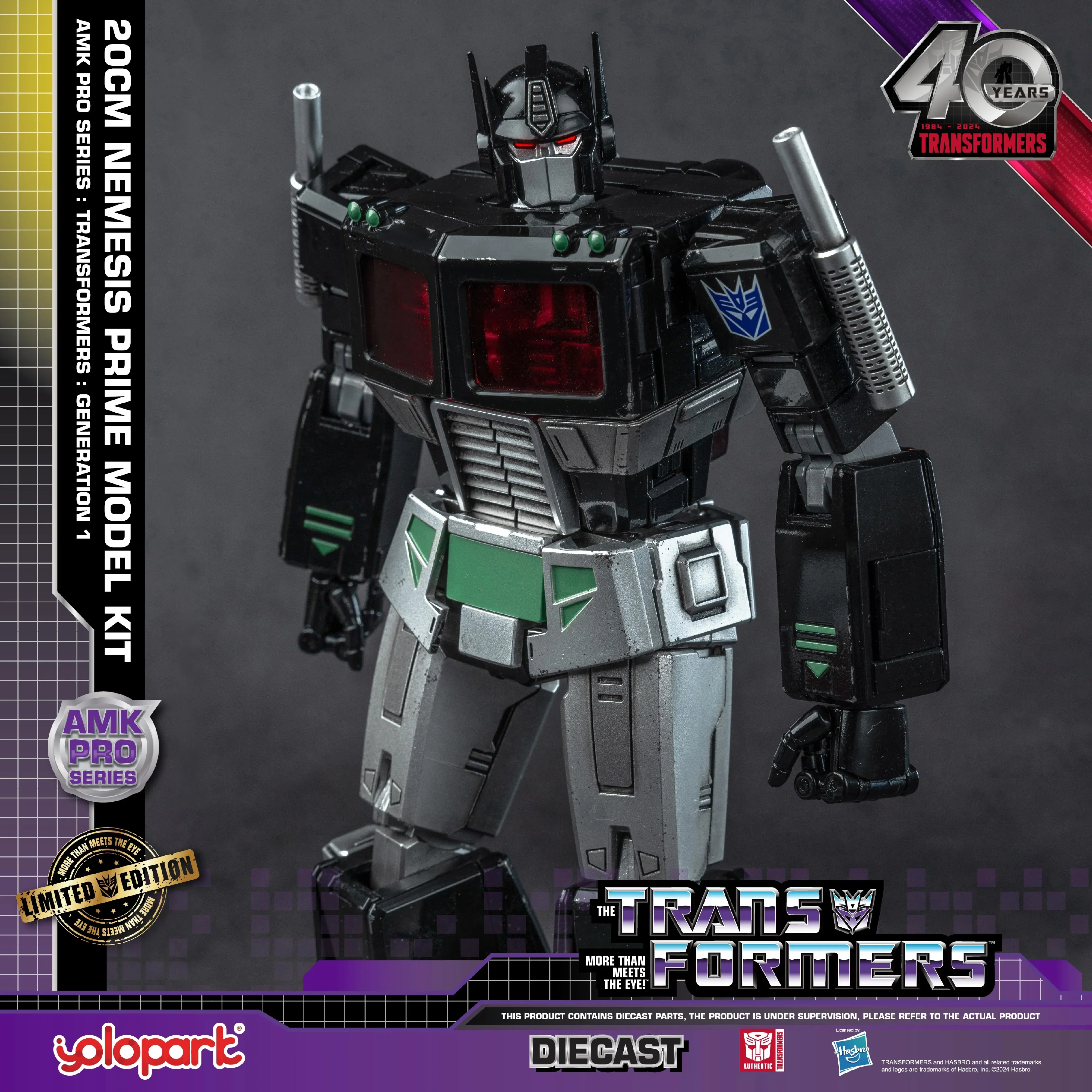 Transformers: Generation 1 - 20cm Nemesis Prime Model Kit - AMK PRO Series - Image 6
