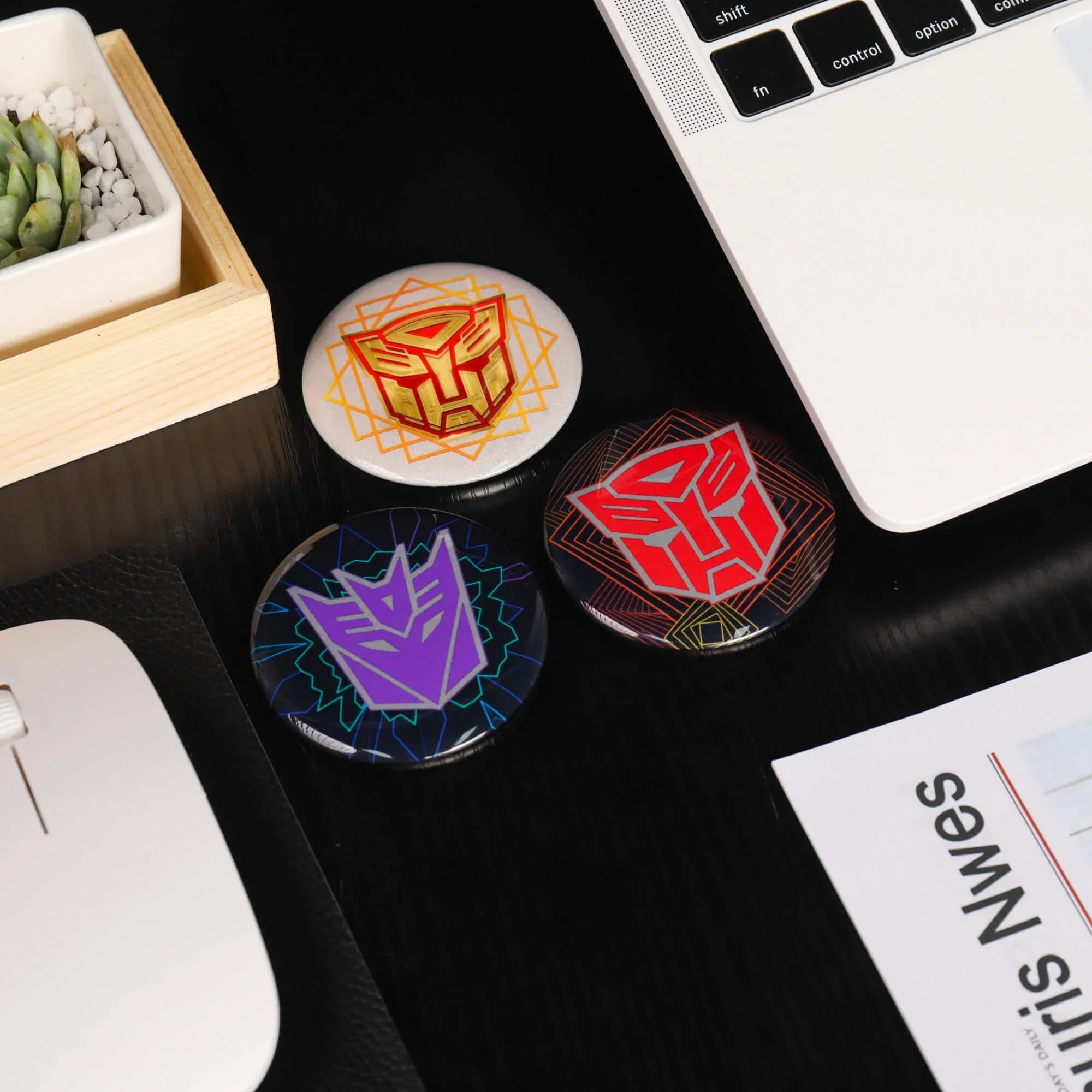 Transformers ONE Reflective Pinback Button Set - Image 10