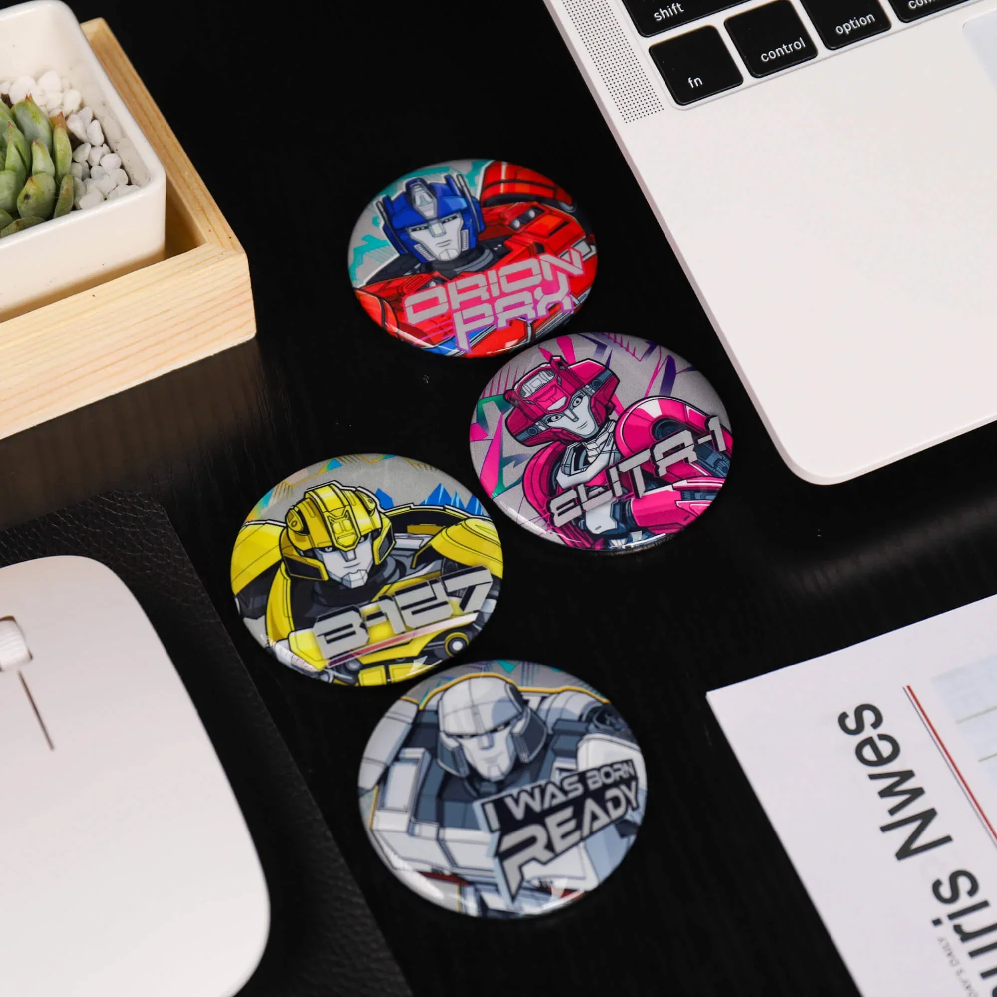Transformers ONE Reflective Pinback Button Set - Image 18