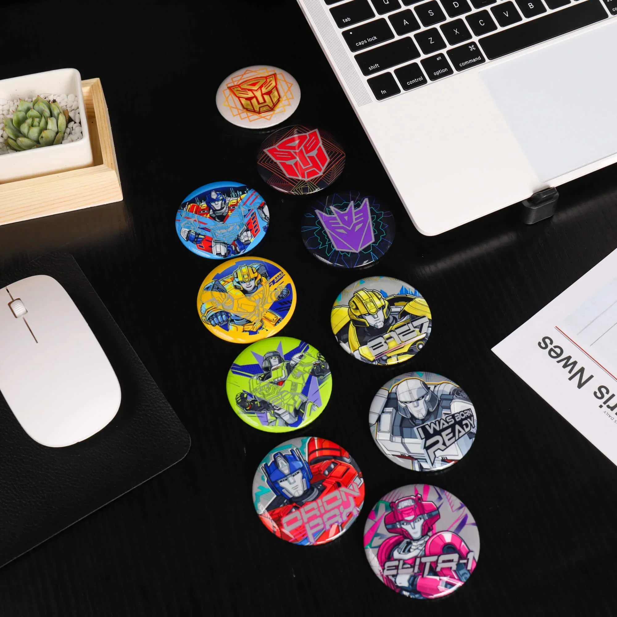 Transformers ONE Reflective Pinback Button Set - Image 20