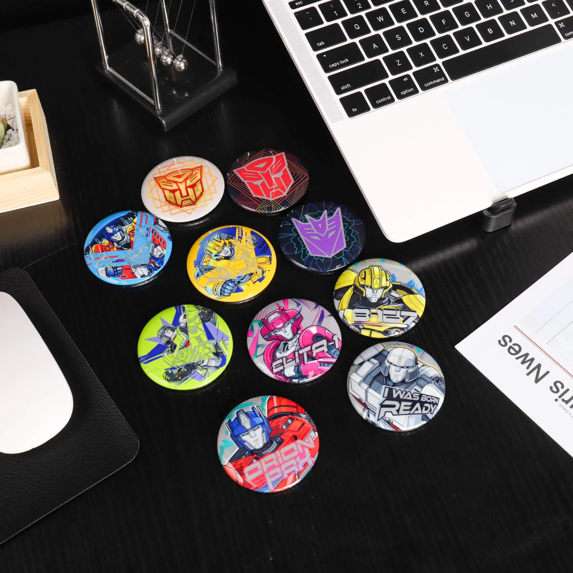 Transformers ONE Reflective Pinback Button Set - Image 21