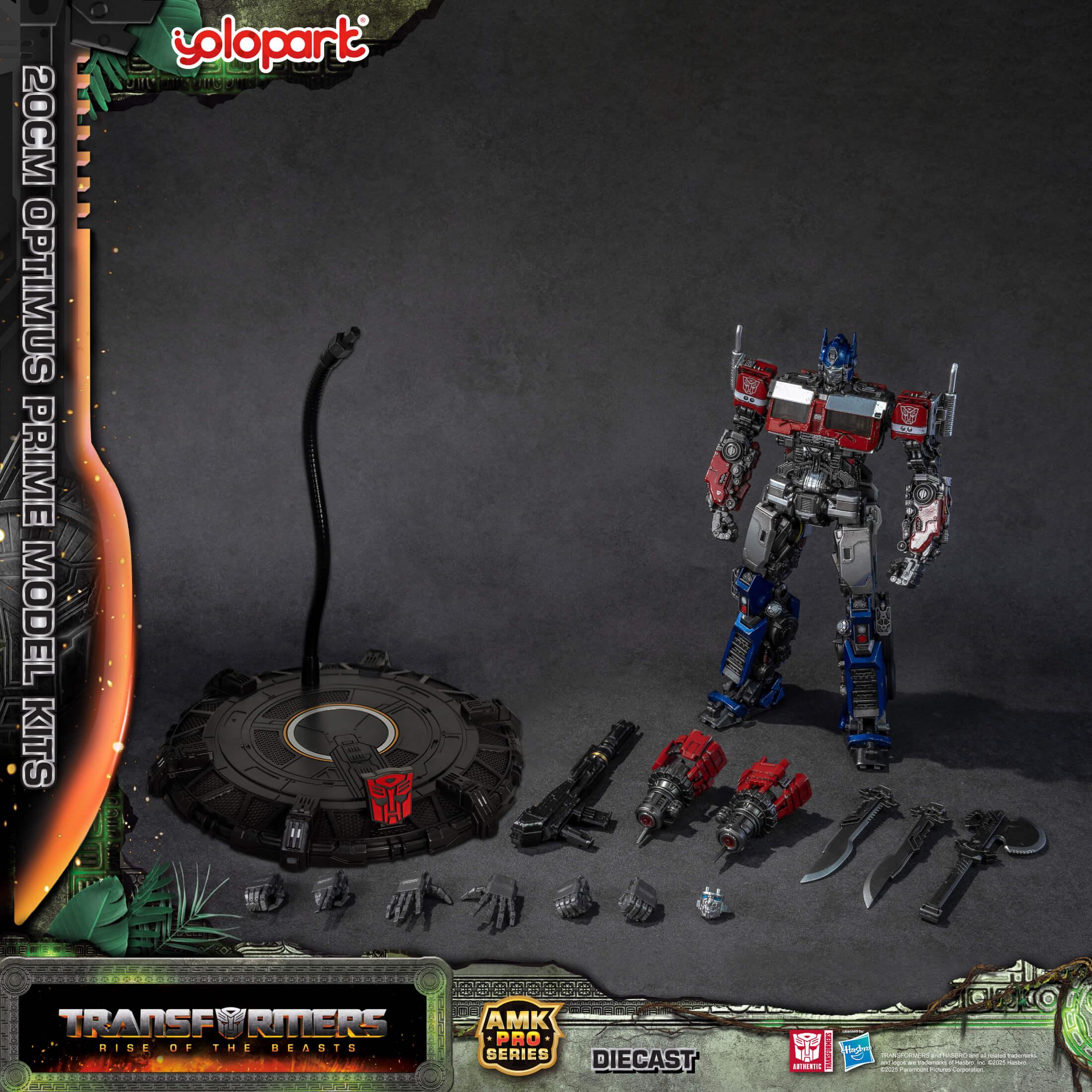Transformers: Rise of the Beasts - 20cm Optimus Prime Model Kit - AMK PRO Series - Image 9