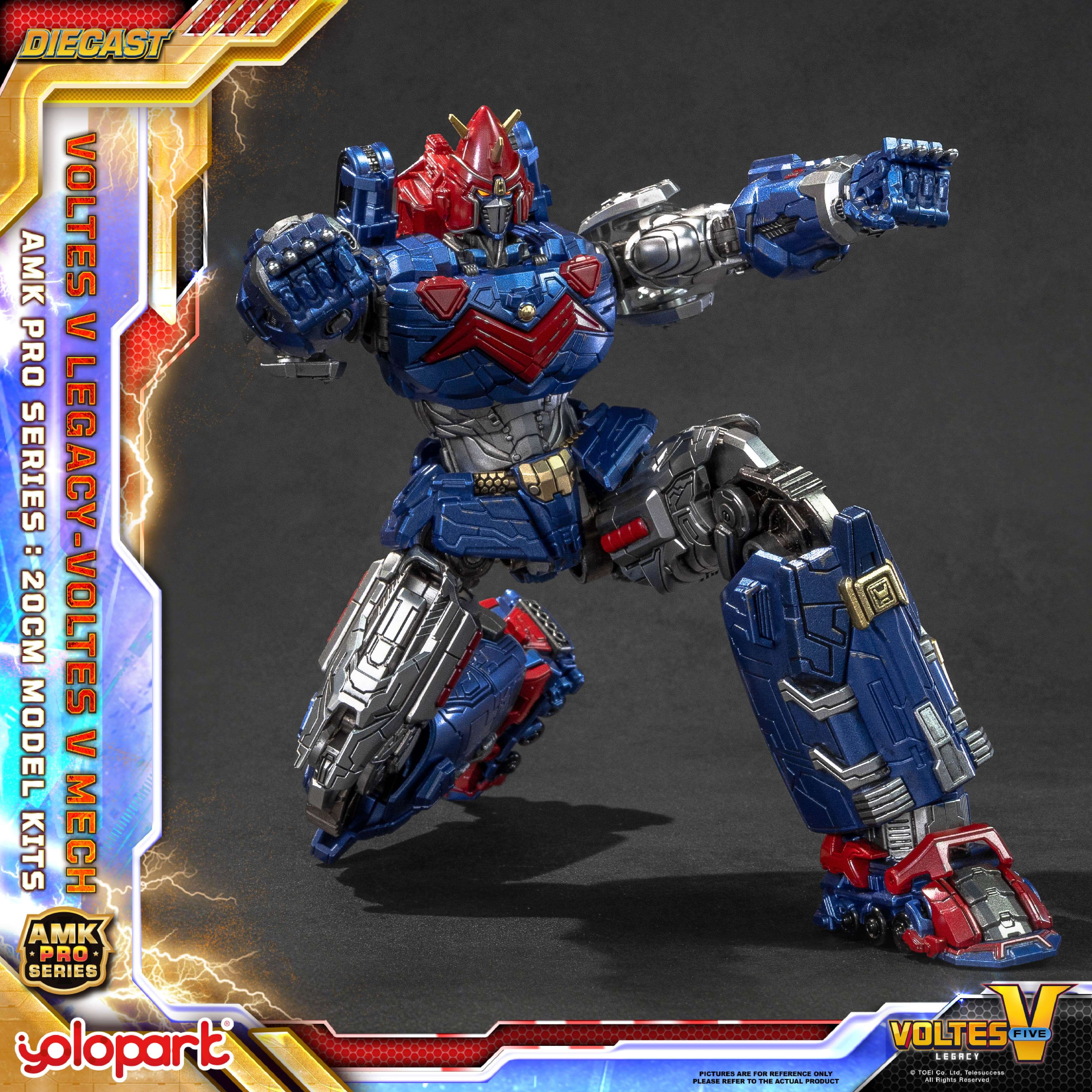 Voltes V: Legacy - 20cm Voltes V Mech Model Kit - AMK PRO Series - Image 13