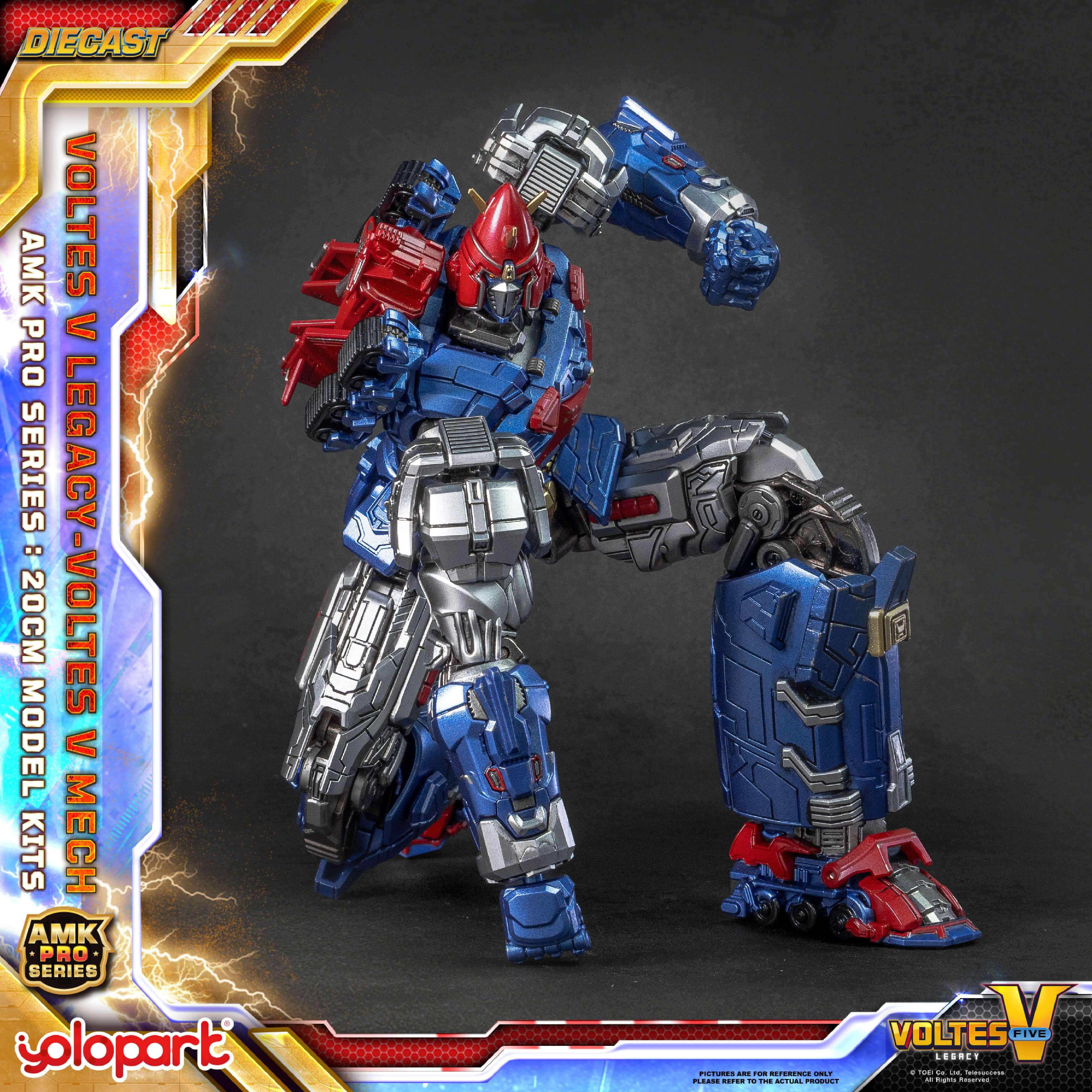 Voltes V: Legacy - 20cm Voltes V Mech Model Kit - AMK PRO Series - Image 15