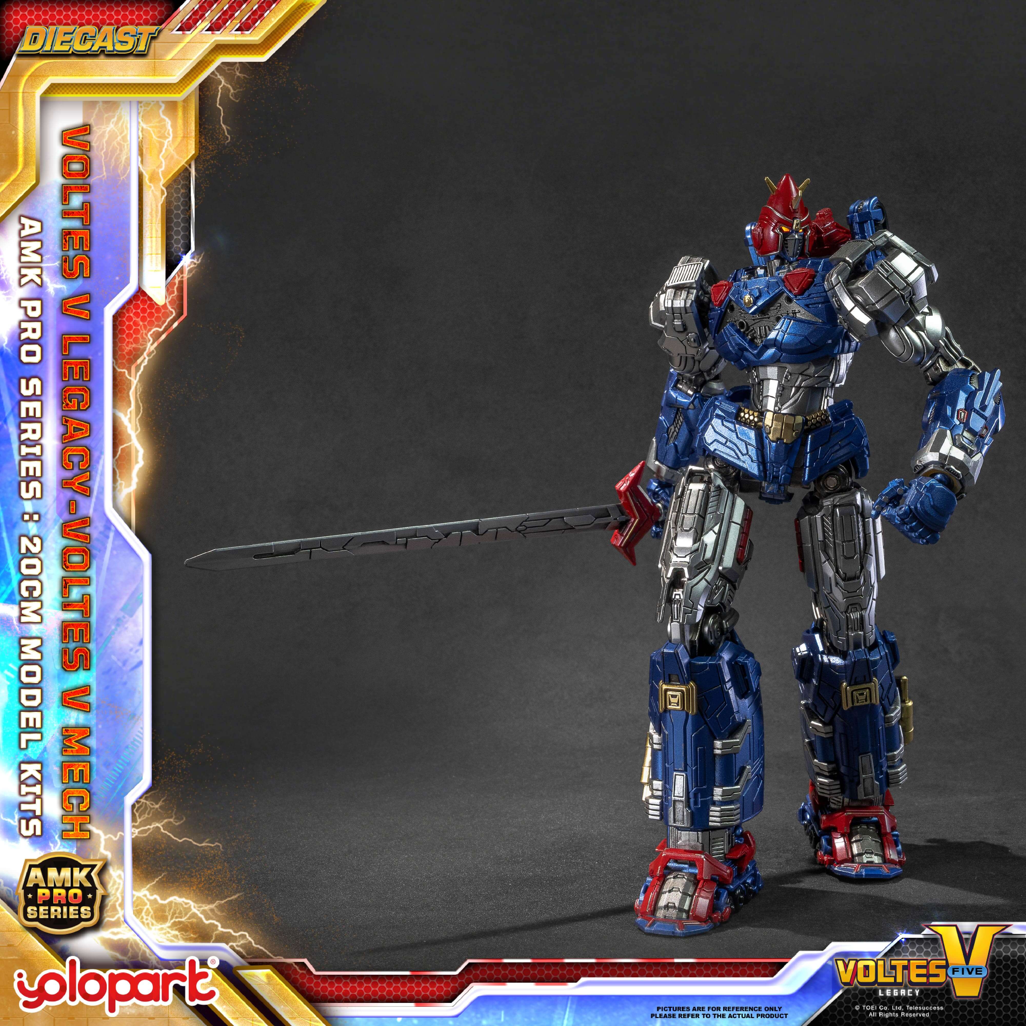 Voltes V: Legacy - 20cm Voltes V Mech Model Kit - AMK PRO Series - Image 22