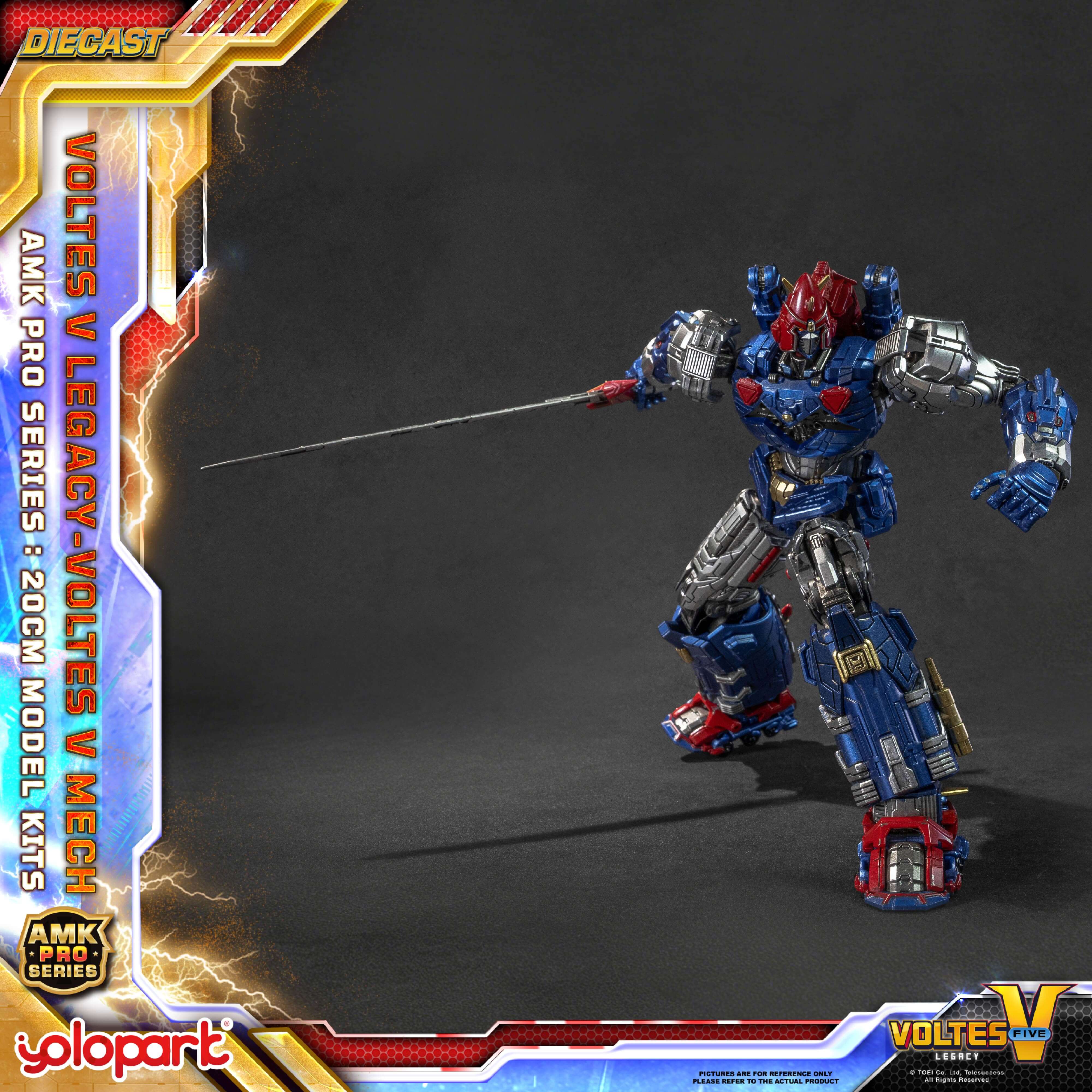 Voltes V: Legacy - 20cm Voltes V Mech Model Kit - AMK PRO Series - Image 24