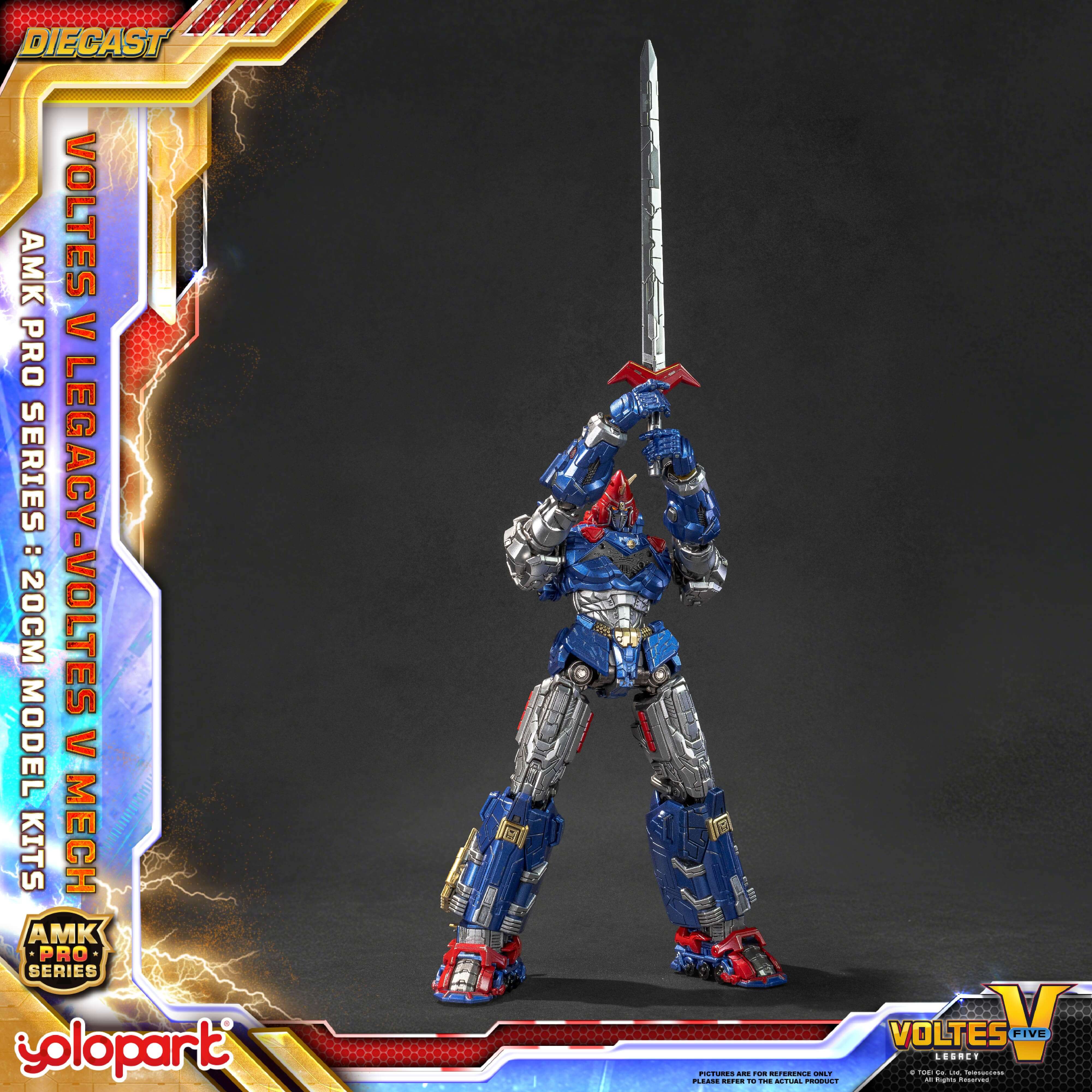 Voltes V: Legacy - 20cm Voltes V Mech Model Kit - AMK PRO Series - Image 26