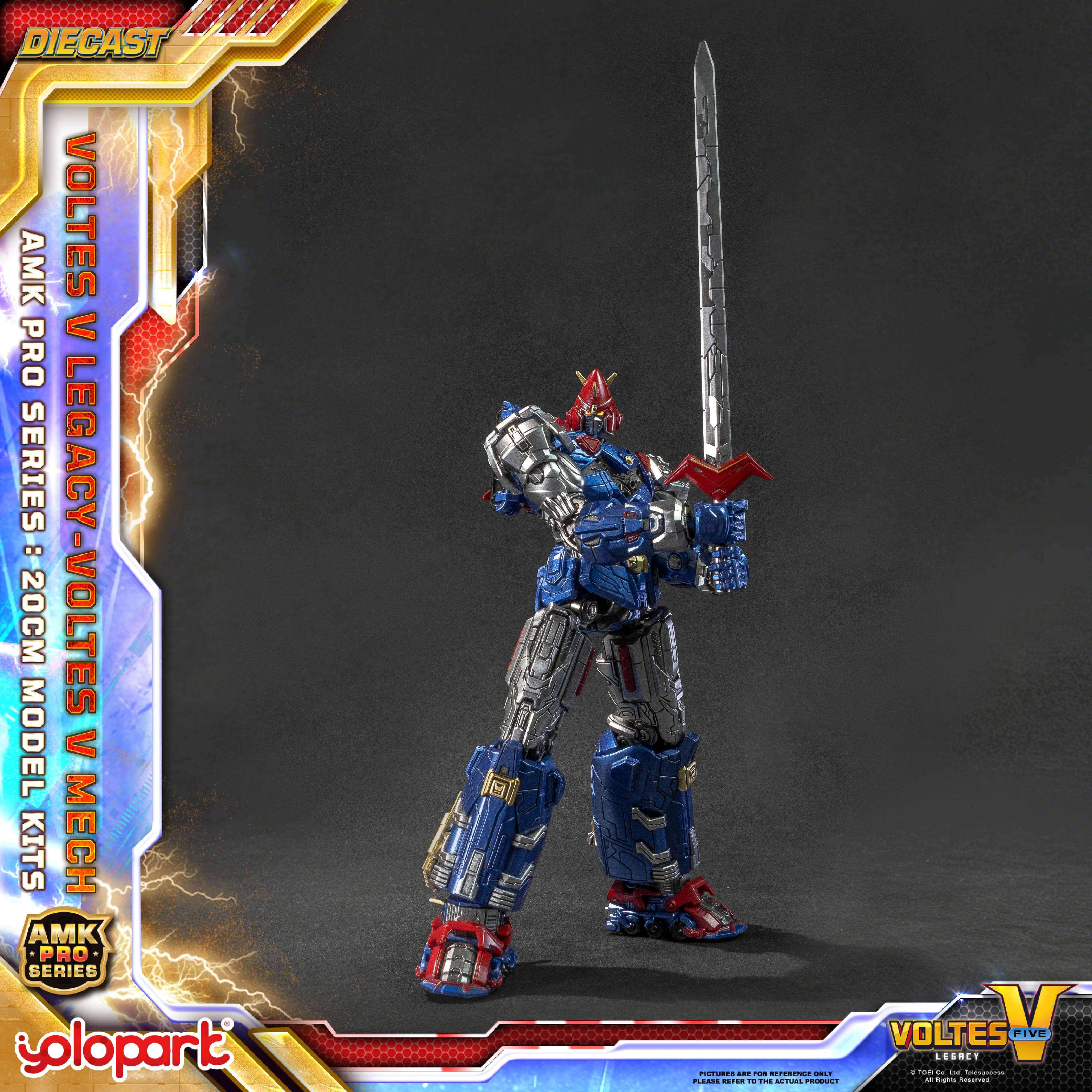 Voltes V: Legacy - 20cm Voltes V Mech Model Kit - AMK PRO Series - Image 27