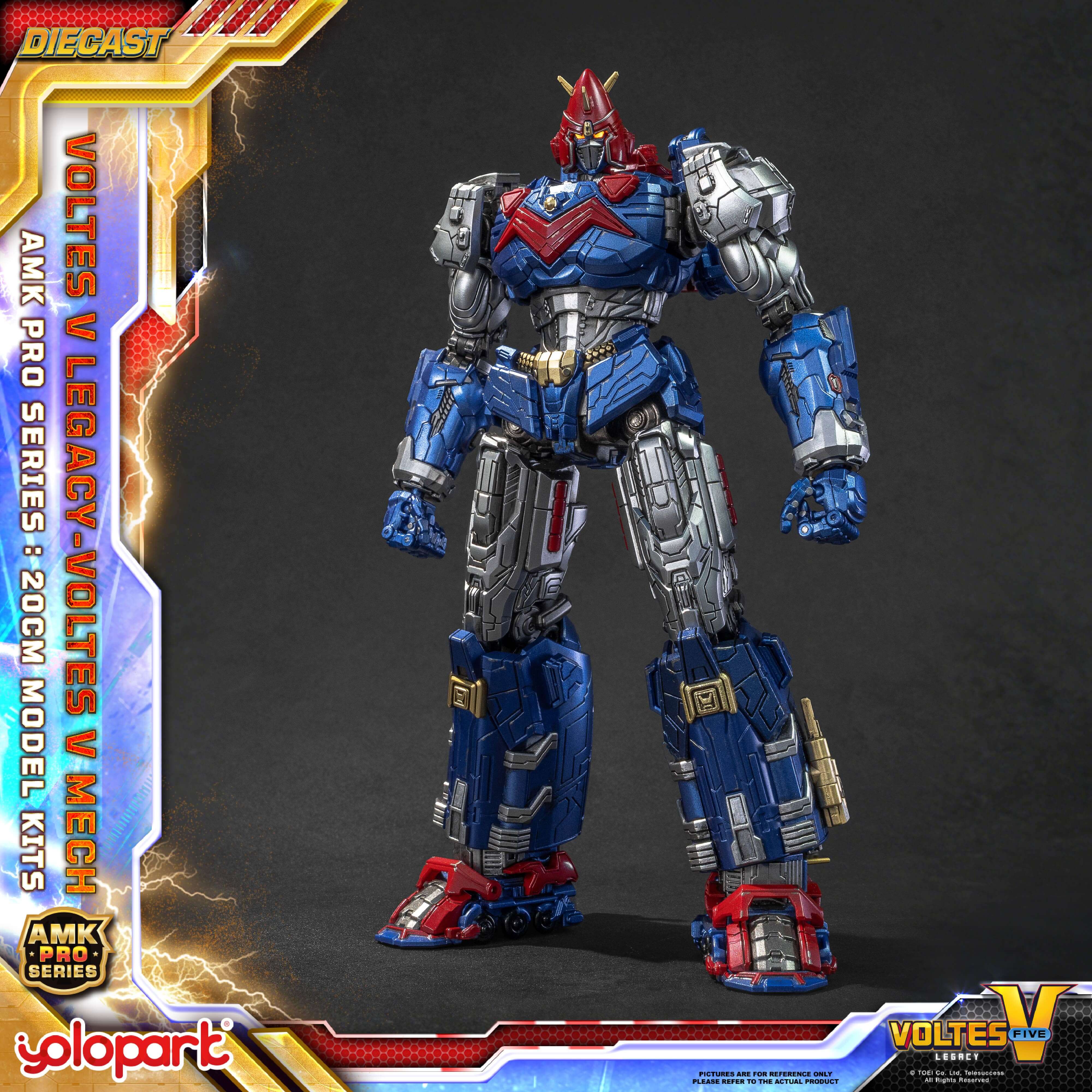Voltes V: Legacy - 20cm Voltes V Mech Model Kit - AMK PRO Series - Image 3