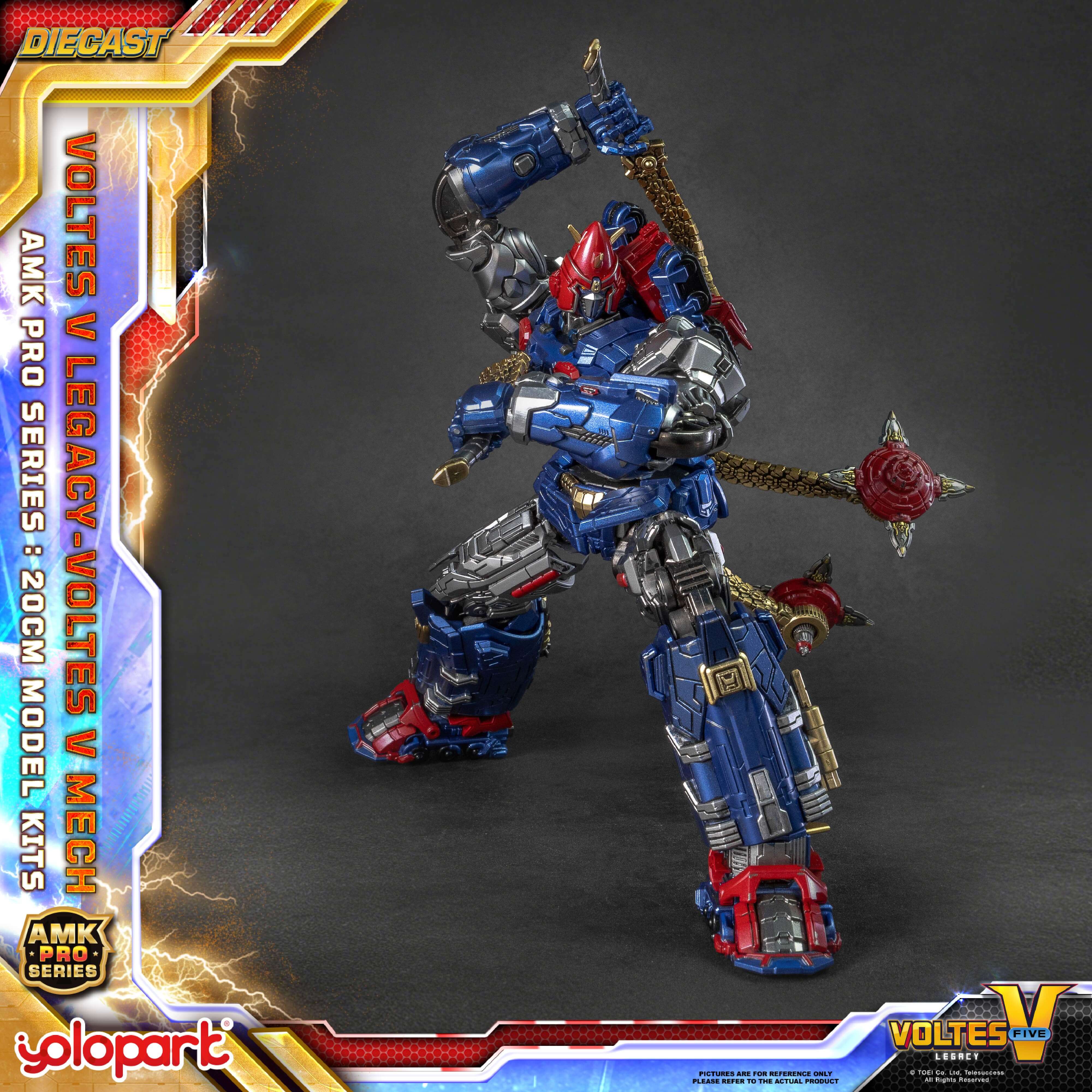 Voltes V: Legacy - 20cm Voltes V Mech Model Kit - AMK PRO Series - Image 39